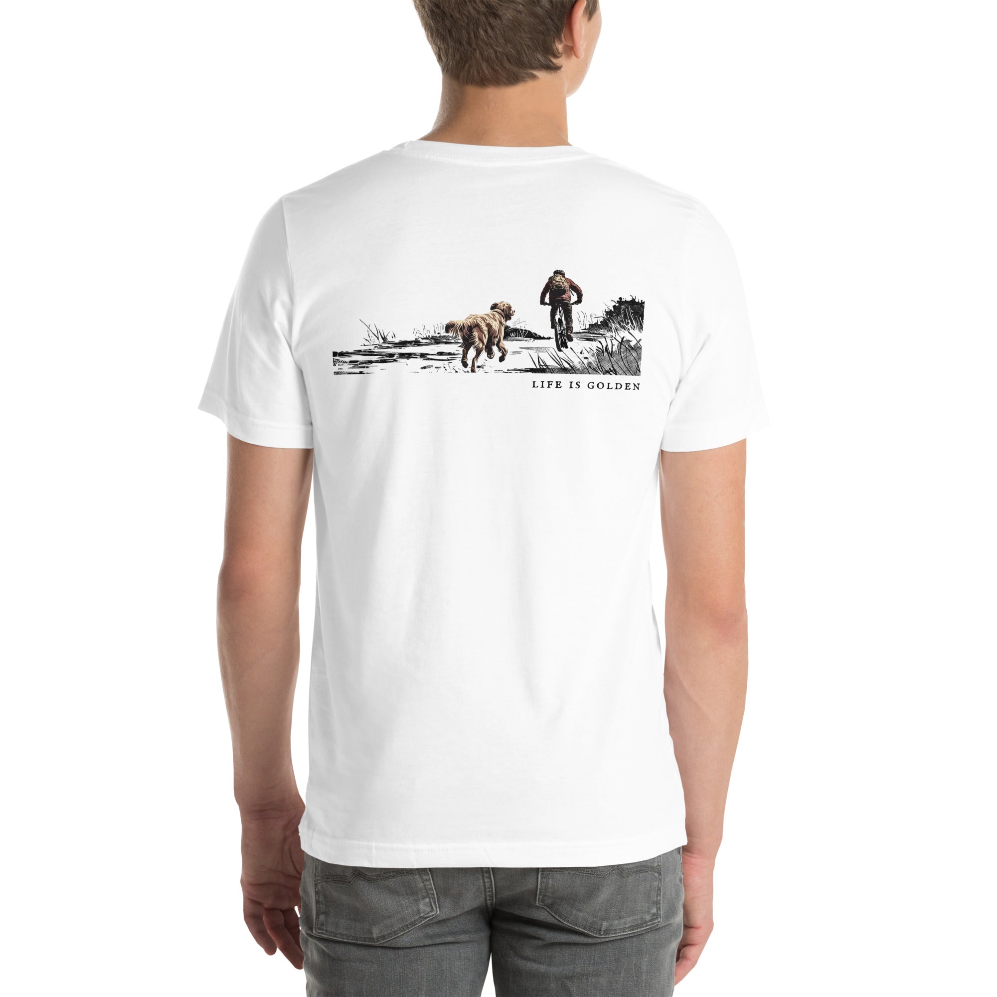 Golden Trail Dog Tee