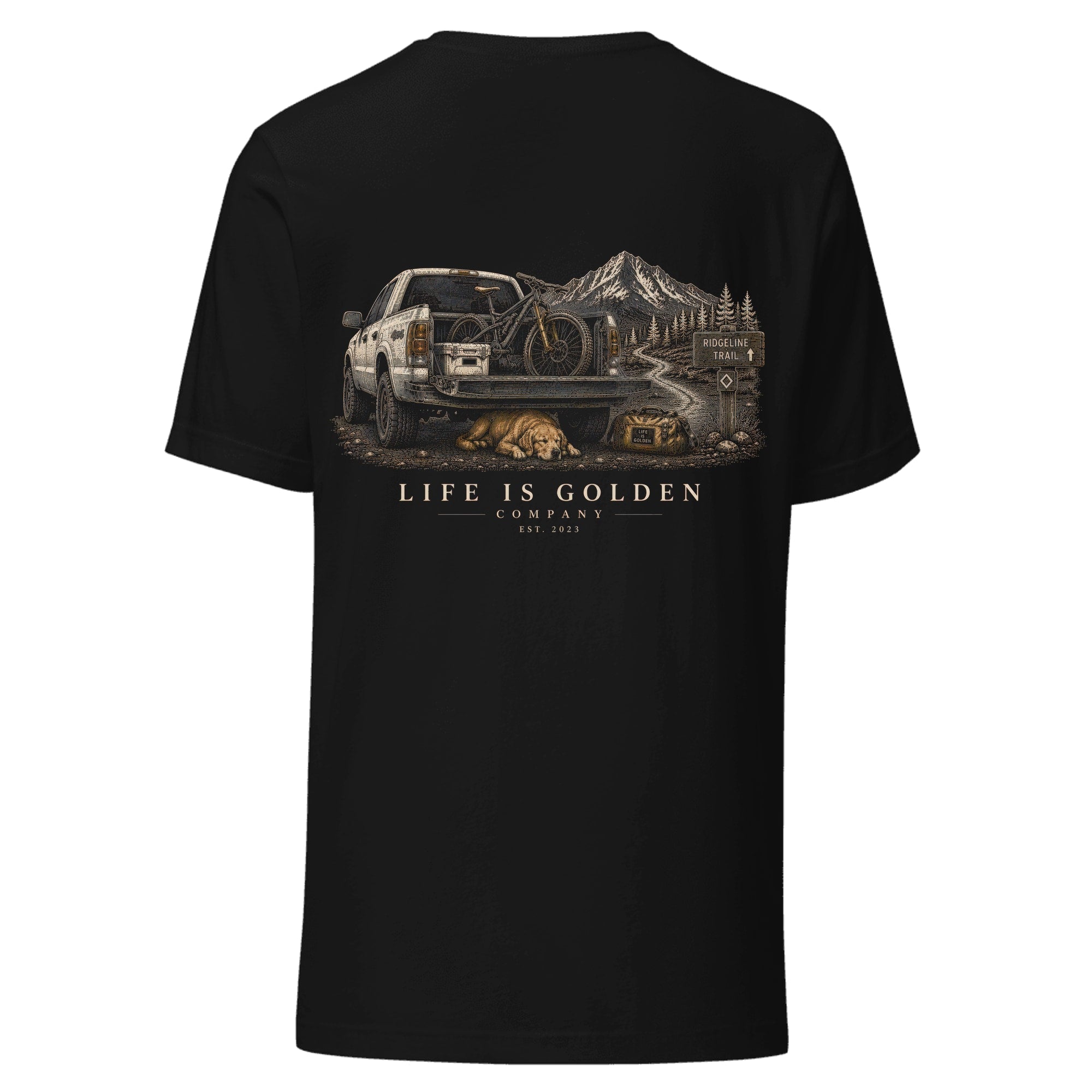 The Trailhead Tailgate Tee — Vintage Black