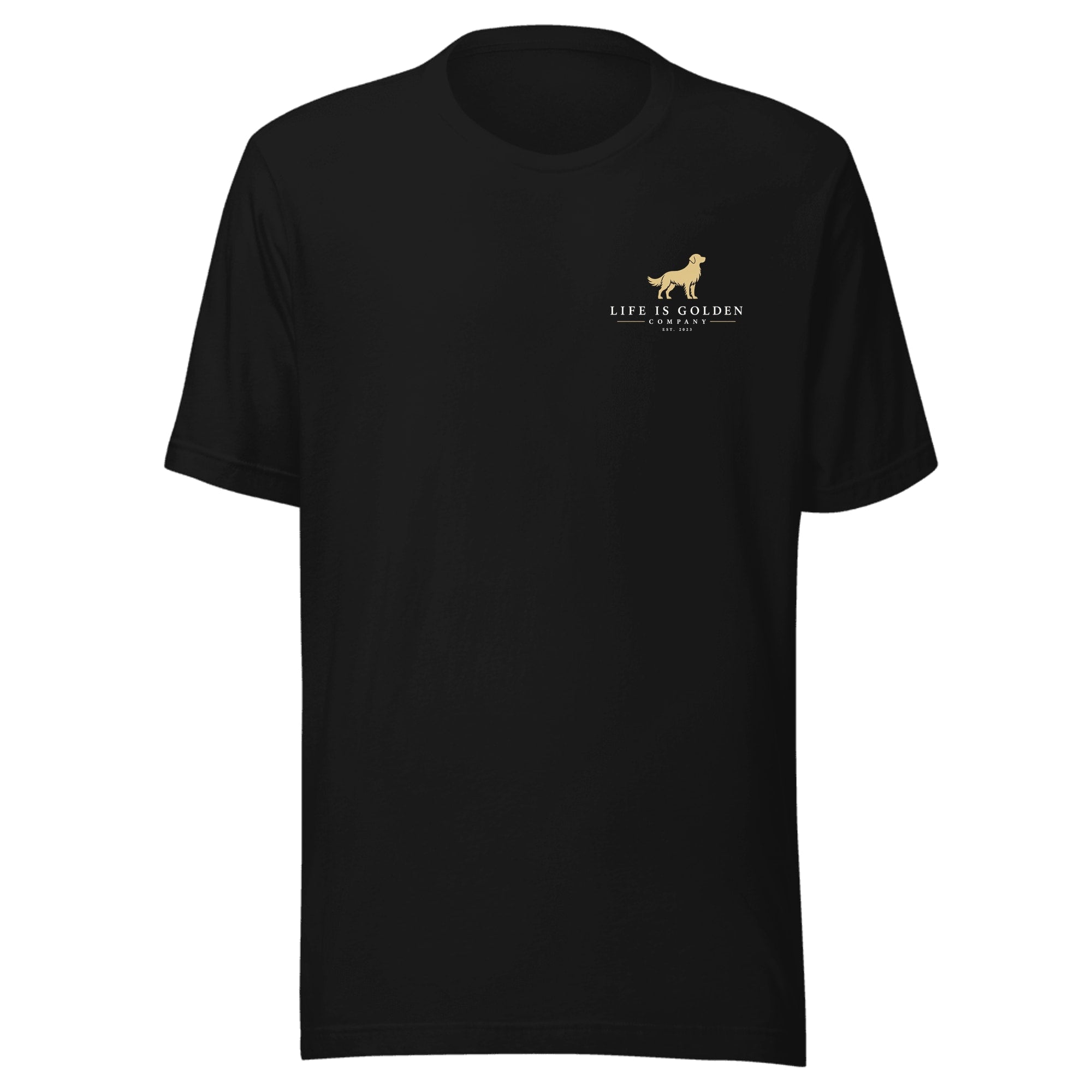 The Trailhead Tailgate Tee — Vintage Black (front)