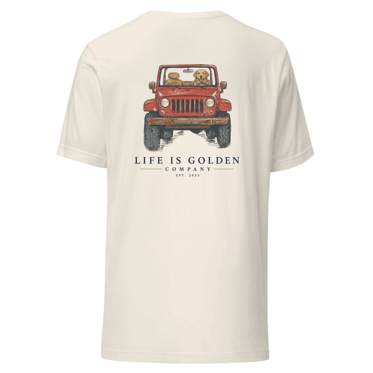 The Top-Down Run Tee — Vintage White