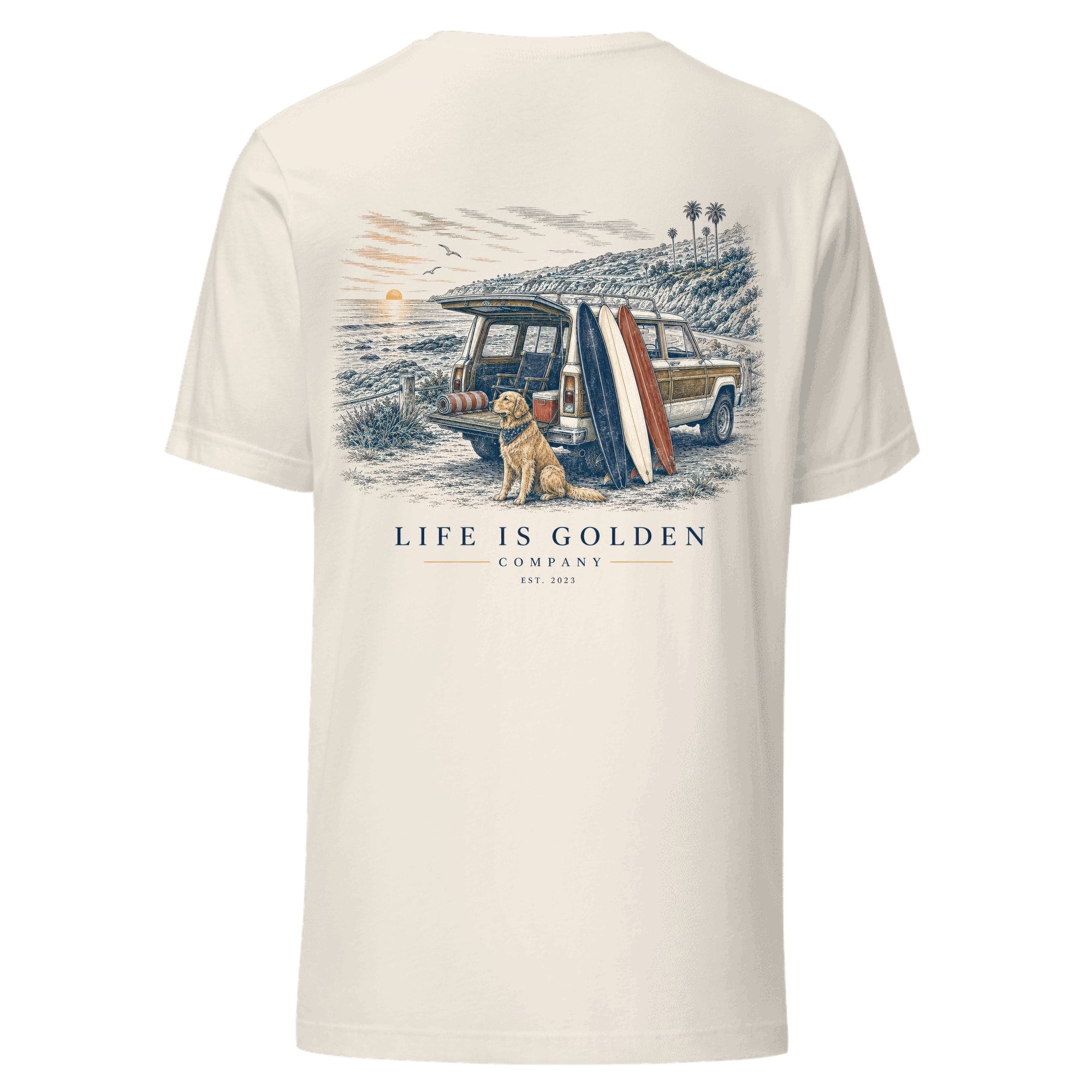Surfer's Delight Tee — Vintage White