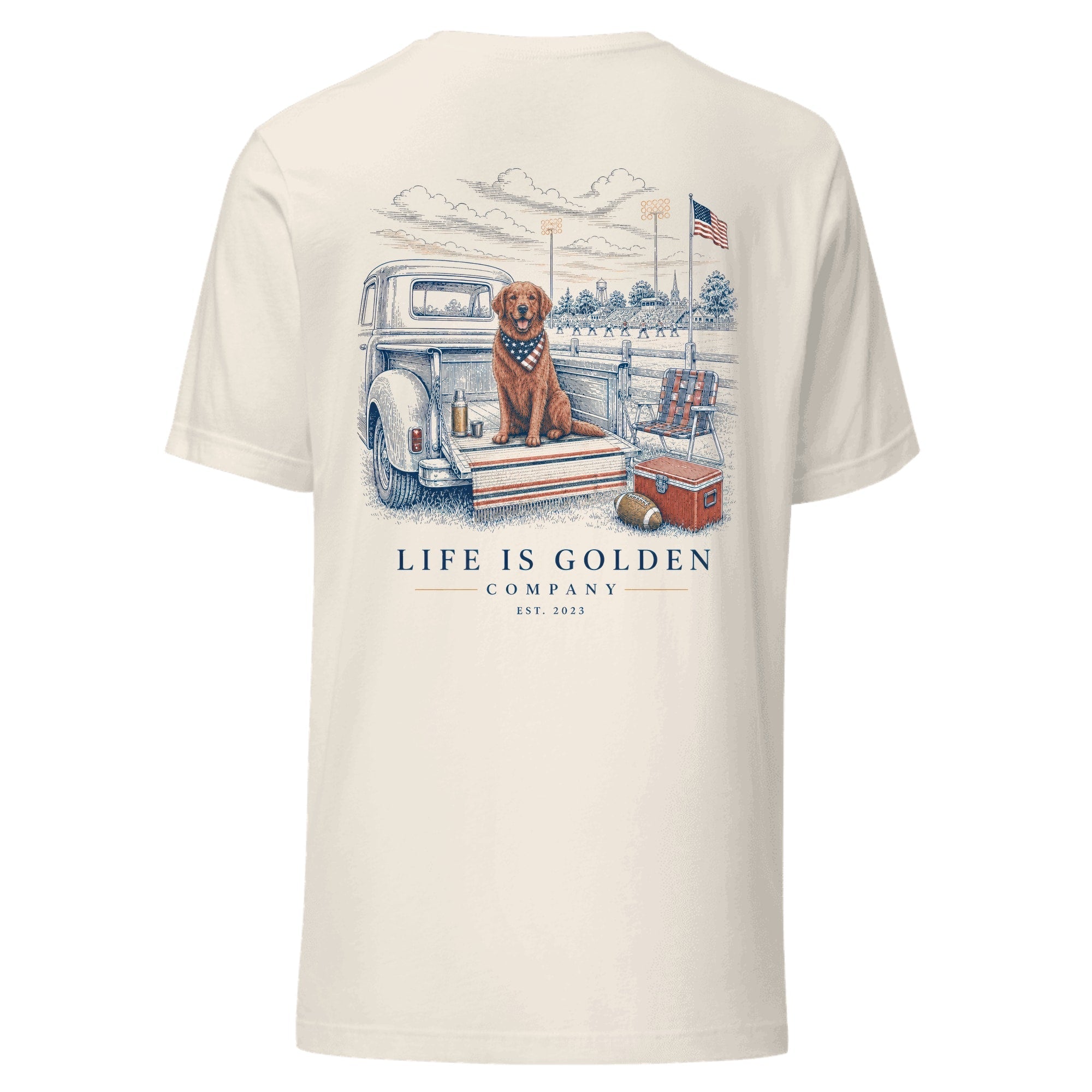 The Tailgate Kickoff Tee — Vintage White