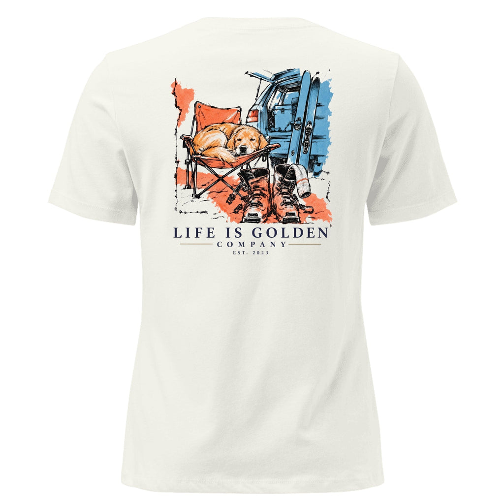 Boots Off Women's Relaxed Tee — Vintage White