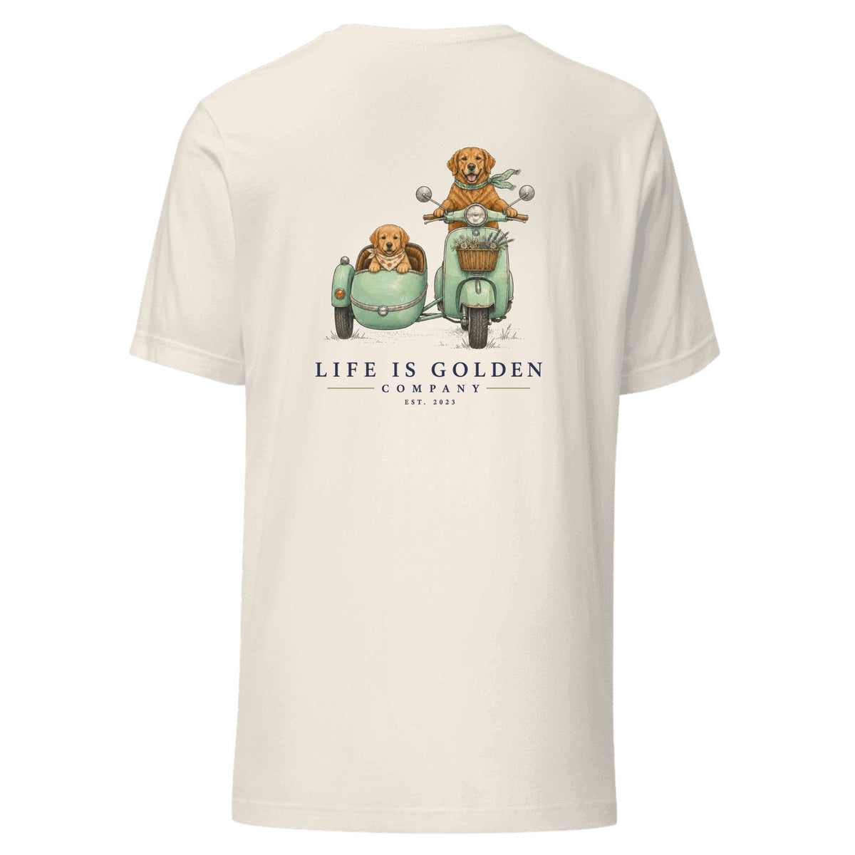 The Sidecar Run Tee — Vintage White