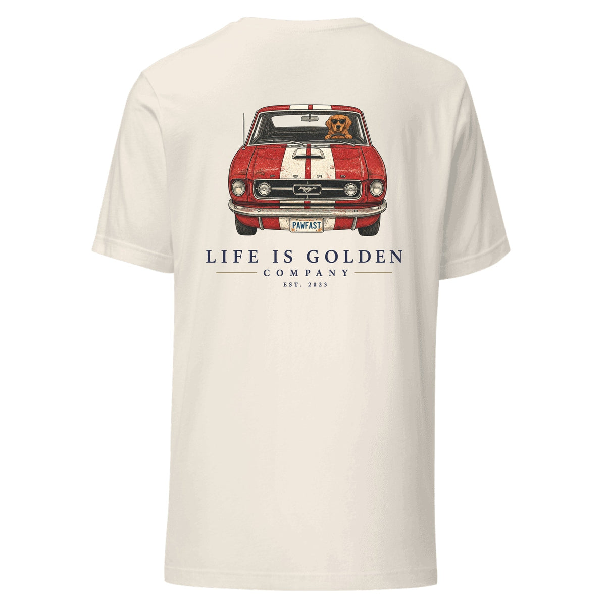 The Pony Run Tee — Vintage White
