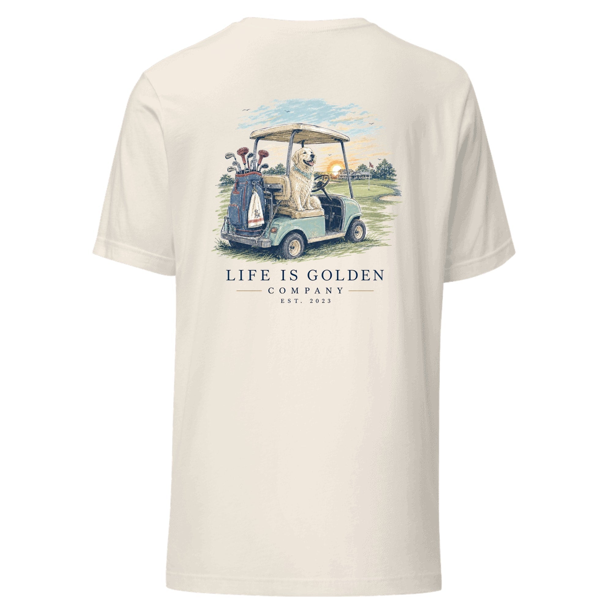 The Cart Path Tee — Vintage White