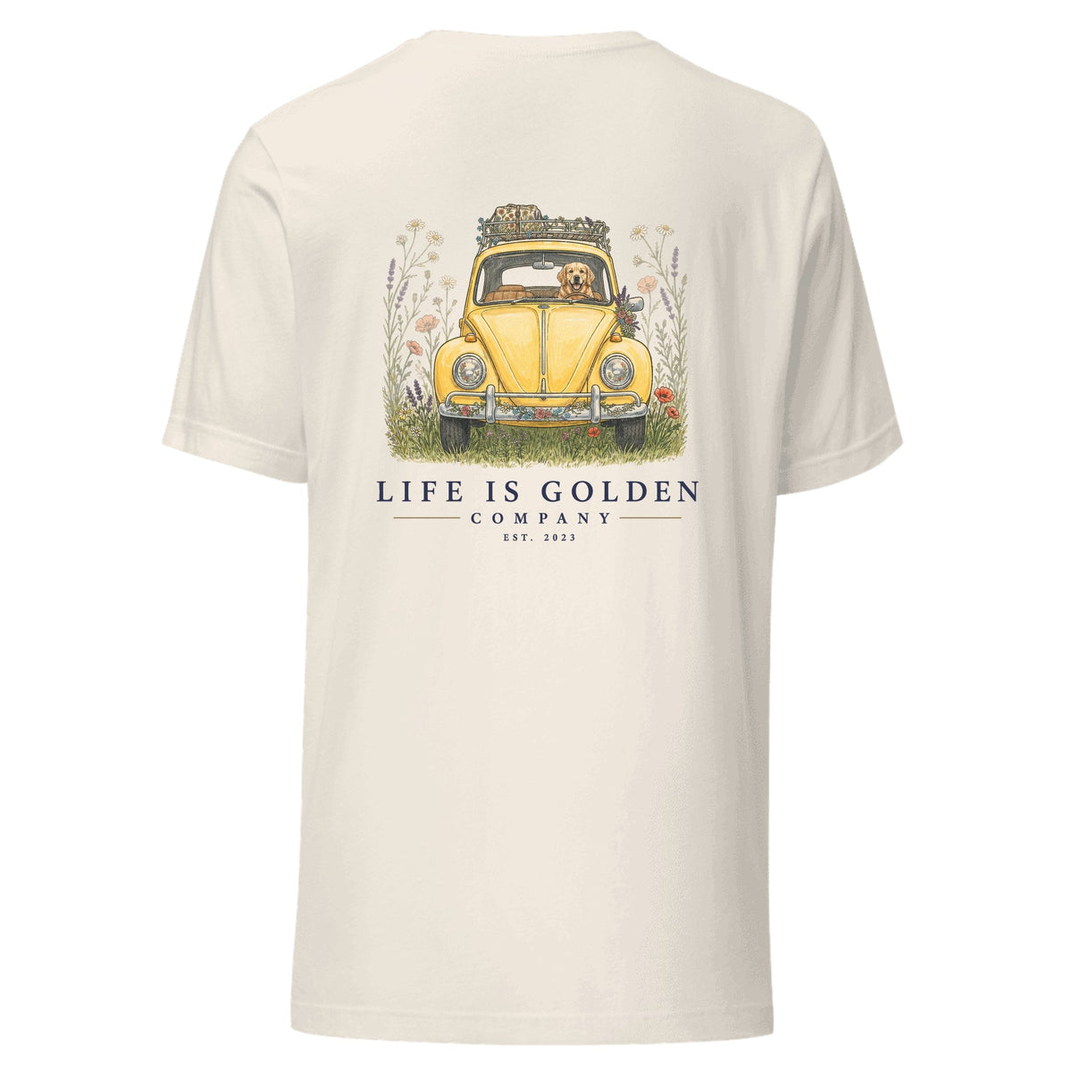 The Wildflower Detour II Tee — Vintage White