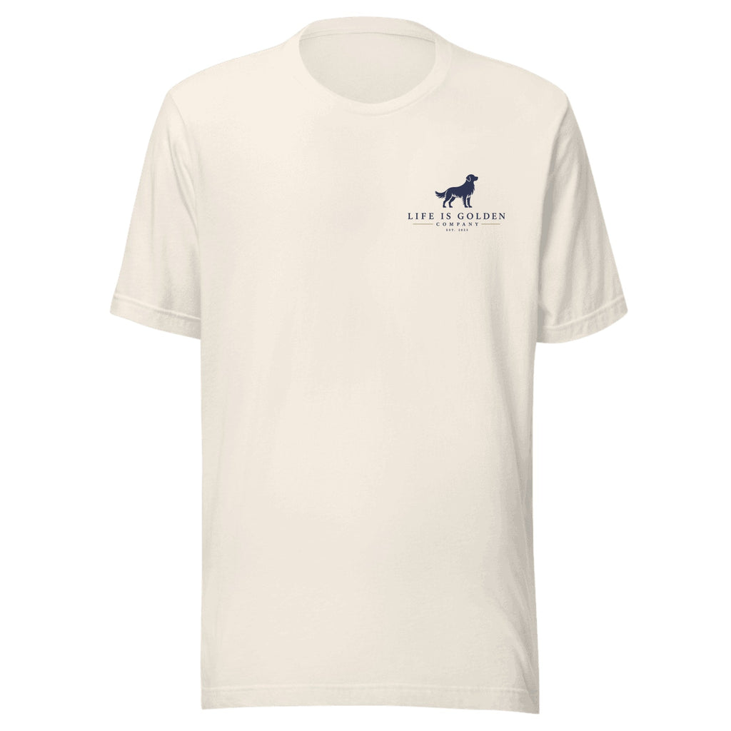 The Base Camp Tee — Vintage White (front)
