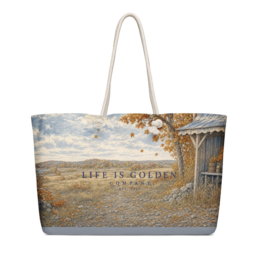 The Woody Weekender — back of bag