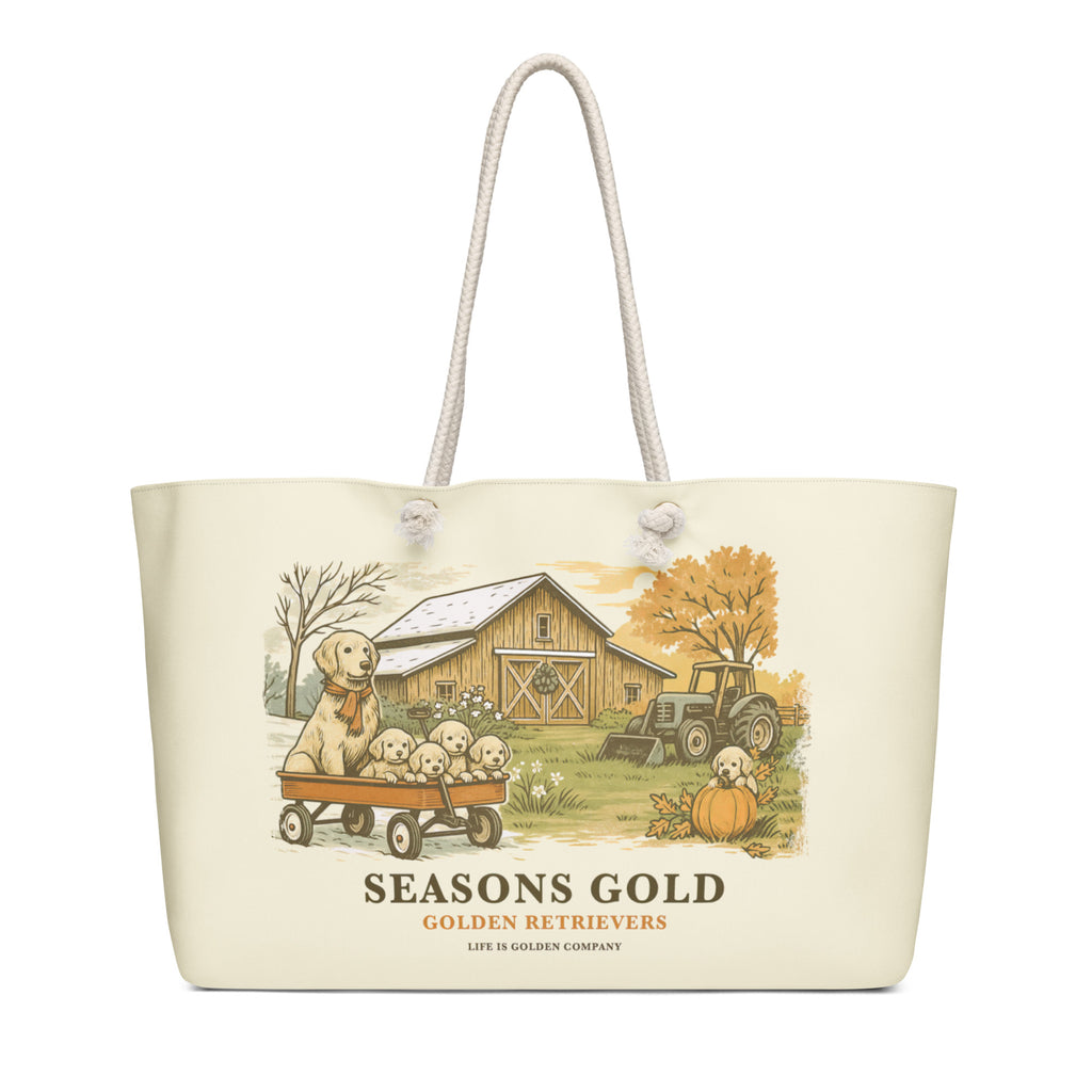 Seasons Gold Weekender bag