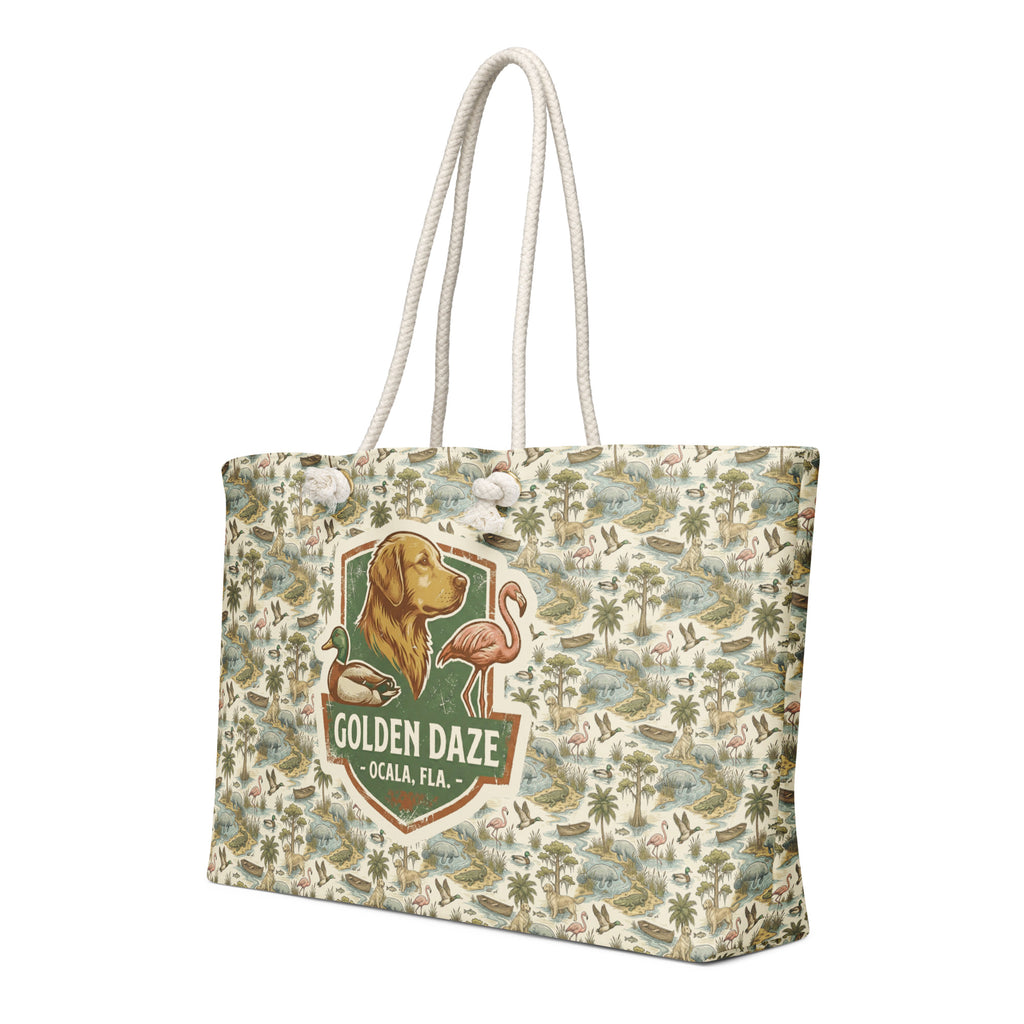 Golden Daze Emblem II Oversized Weekender Bag