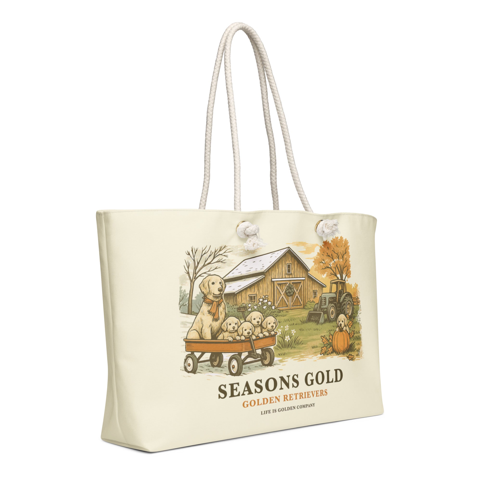 Seasons Gold Weekender bag