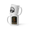 Hilltop Golden Retriever White glossy mug