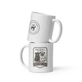 Party Time'Z Pugs White glossy mug