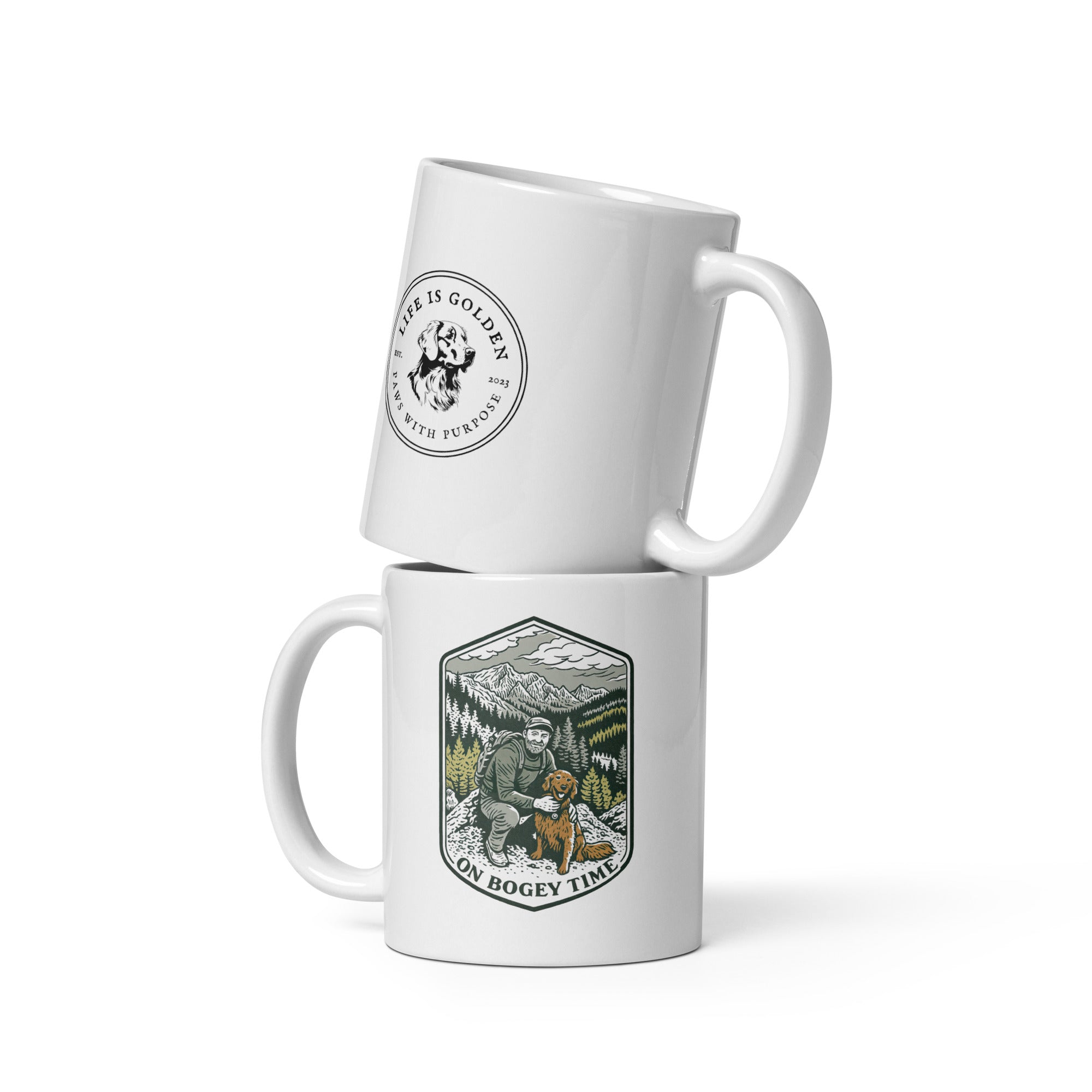 On Bogey Time mug