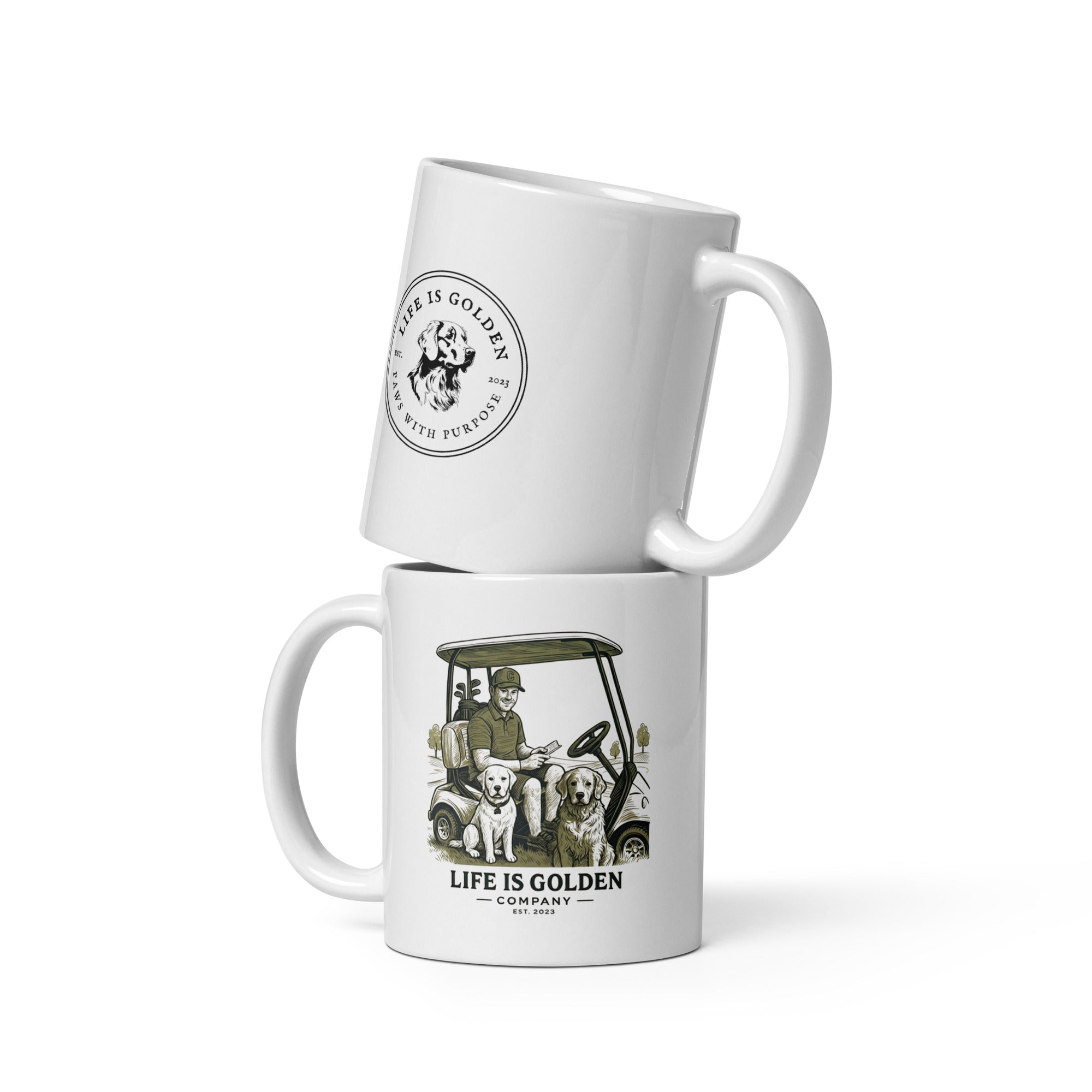 Par for the Paws mug