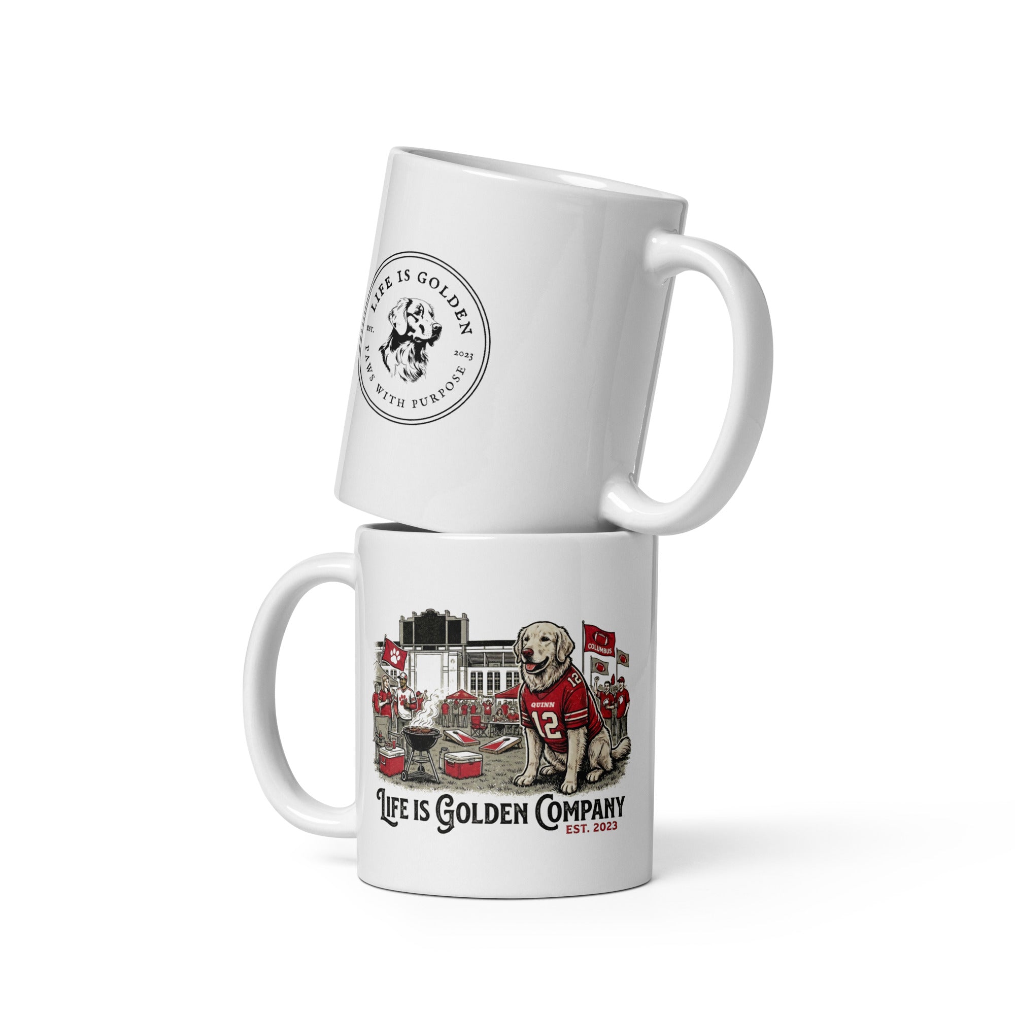 Cheering on the Teams mug