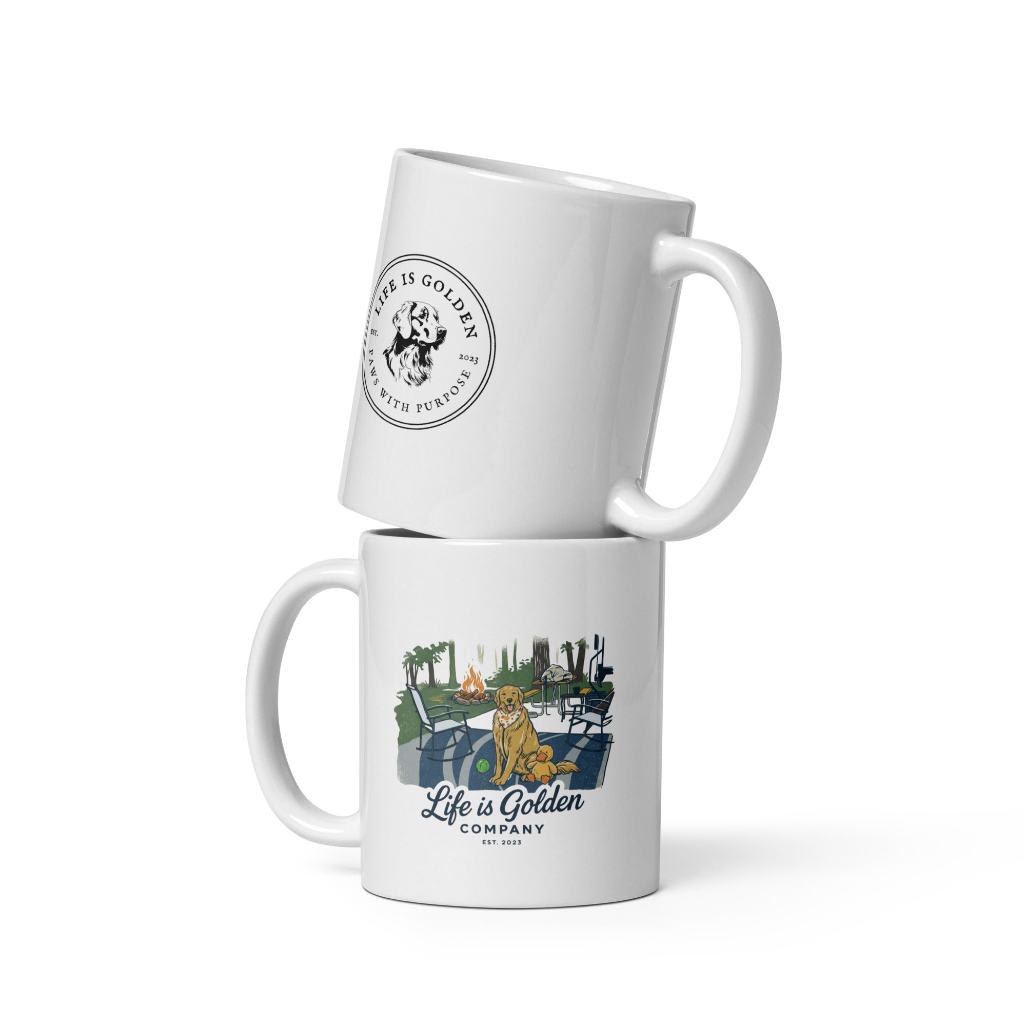Playful Campsite mug