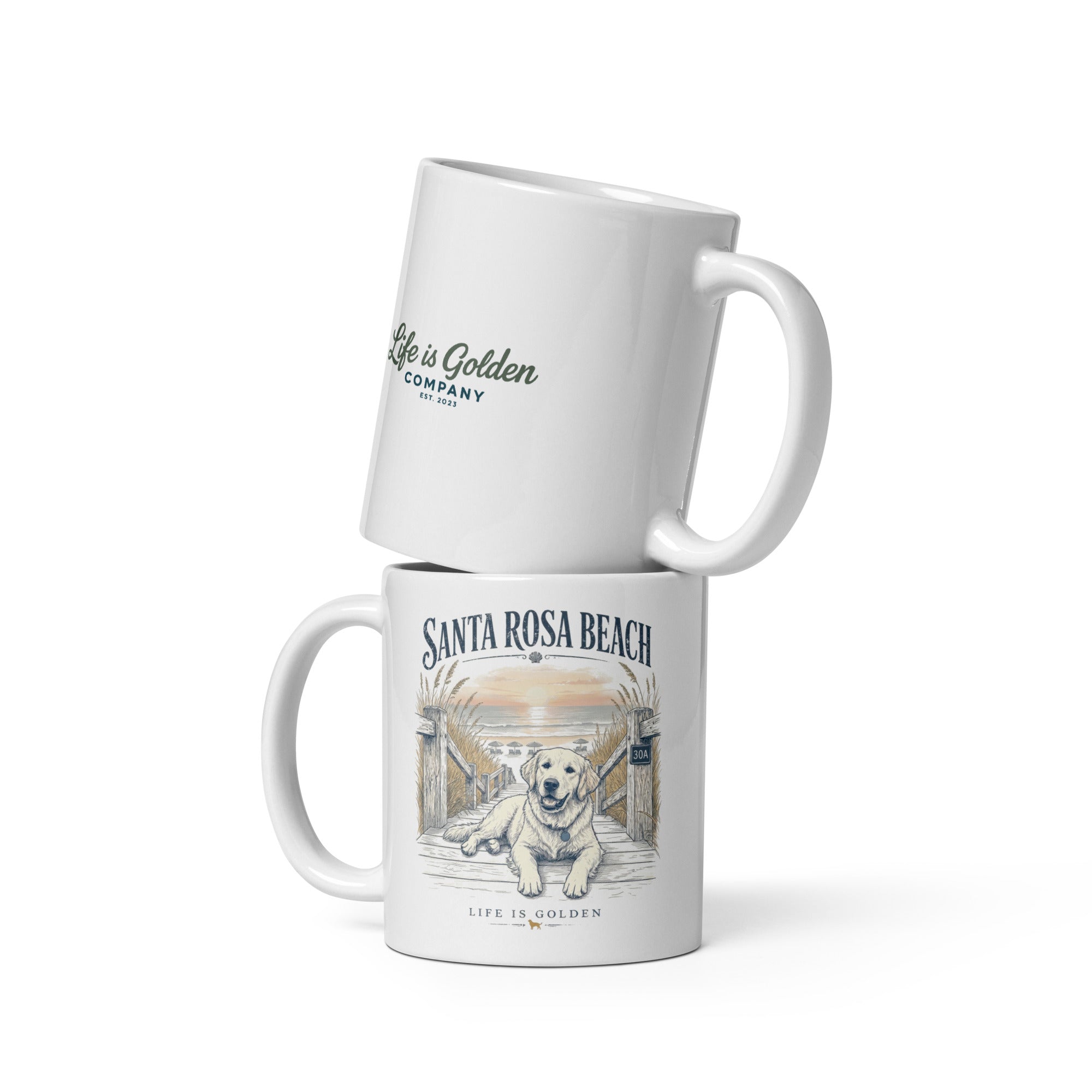 Santa Rosa beach Ceramic Mug