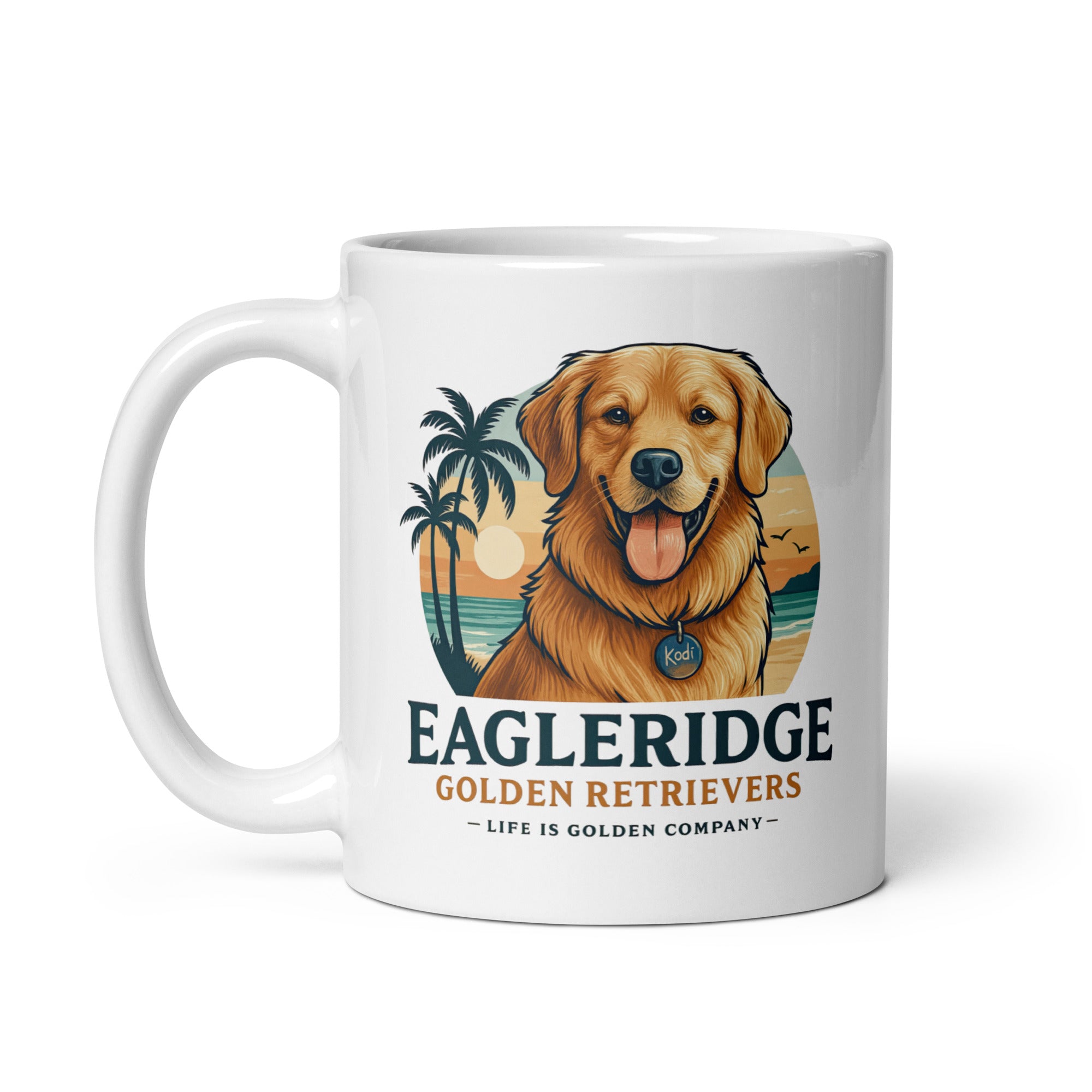 Eagleridge Kodi White glossy mug