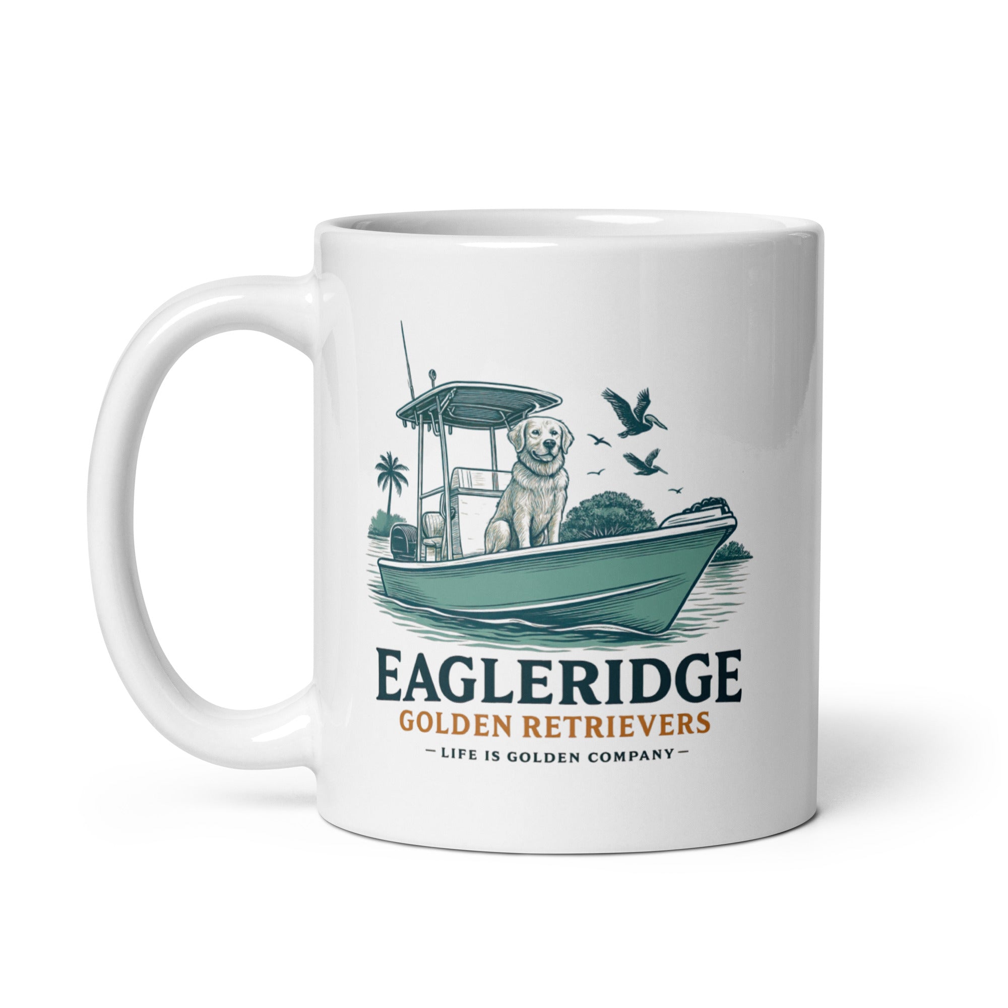 Eagleridge White glossy mug