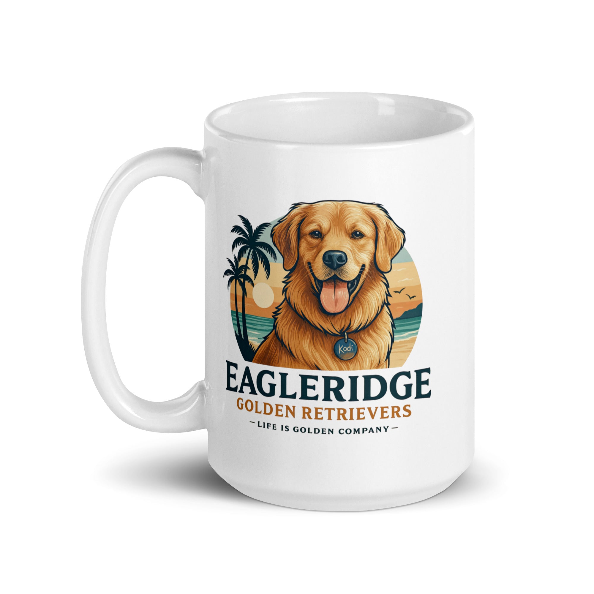 Eagleridge Kodi White glossy mug