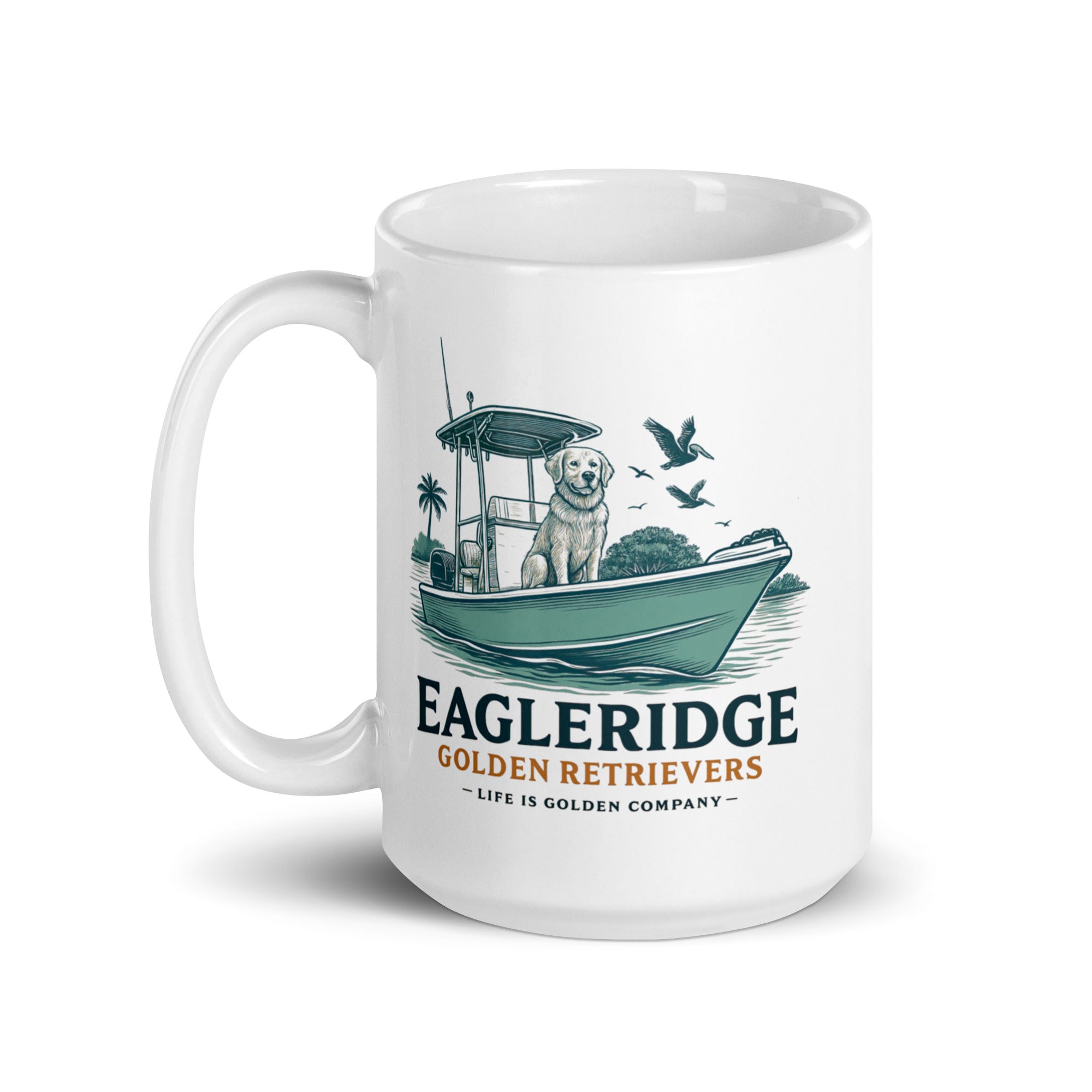 Eagleridge White glossy mug