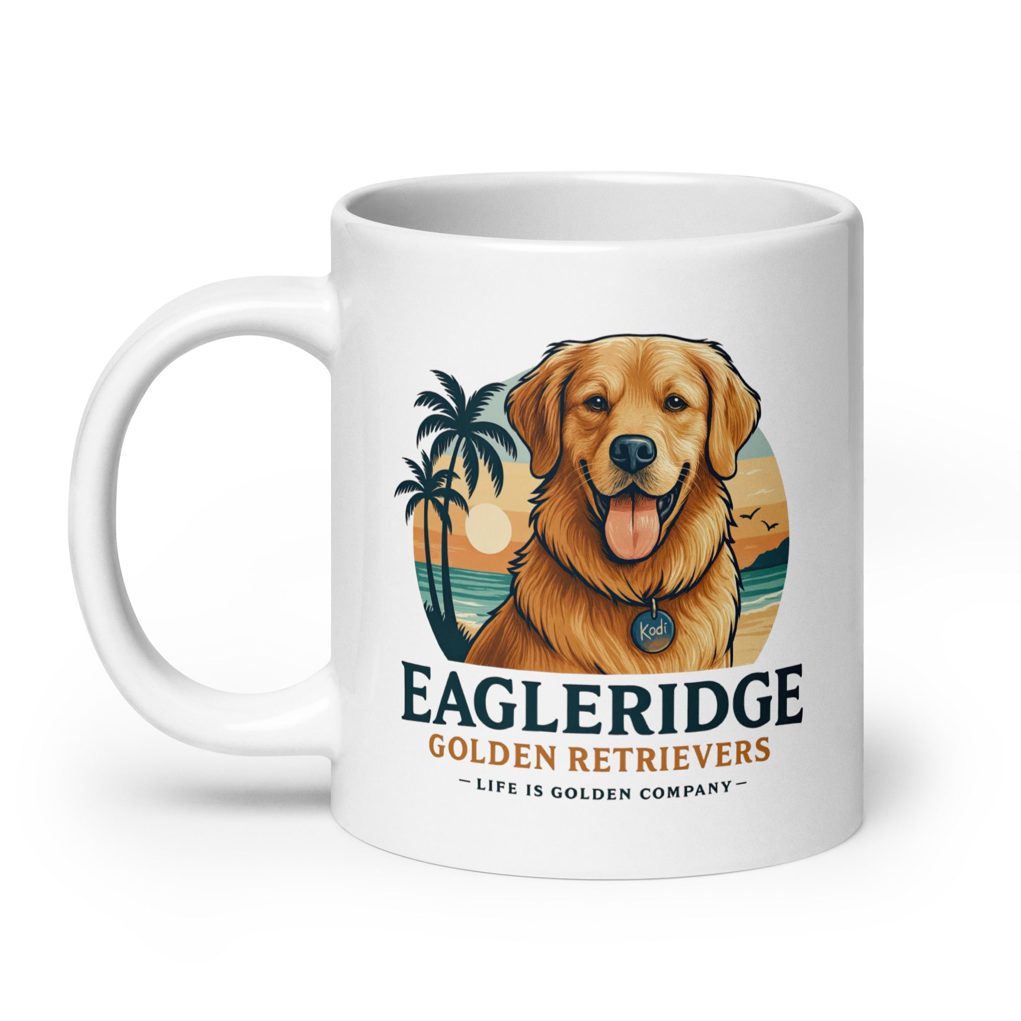 Eagleridge Kodi White glossy mug