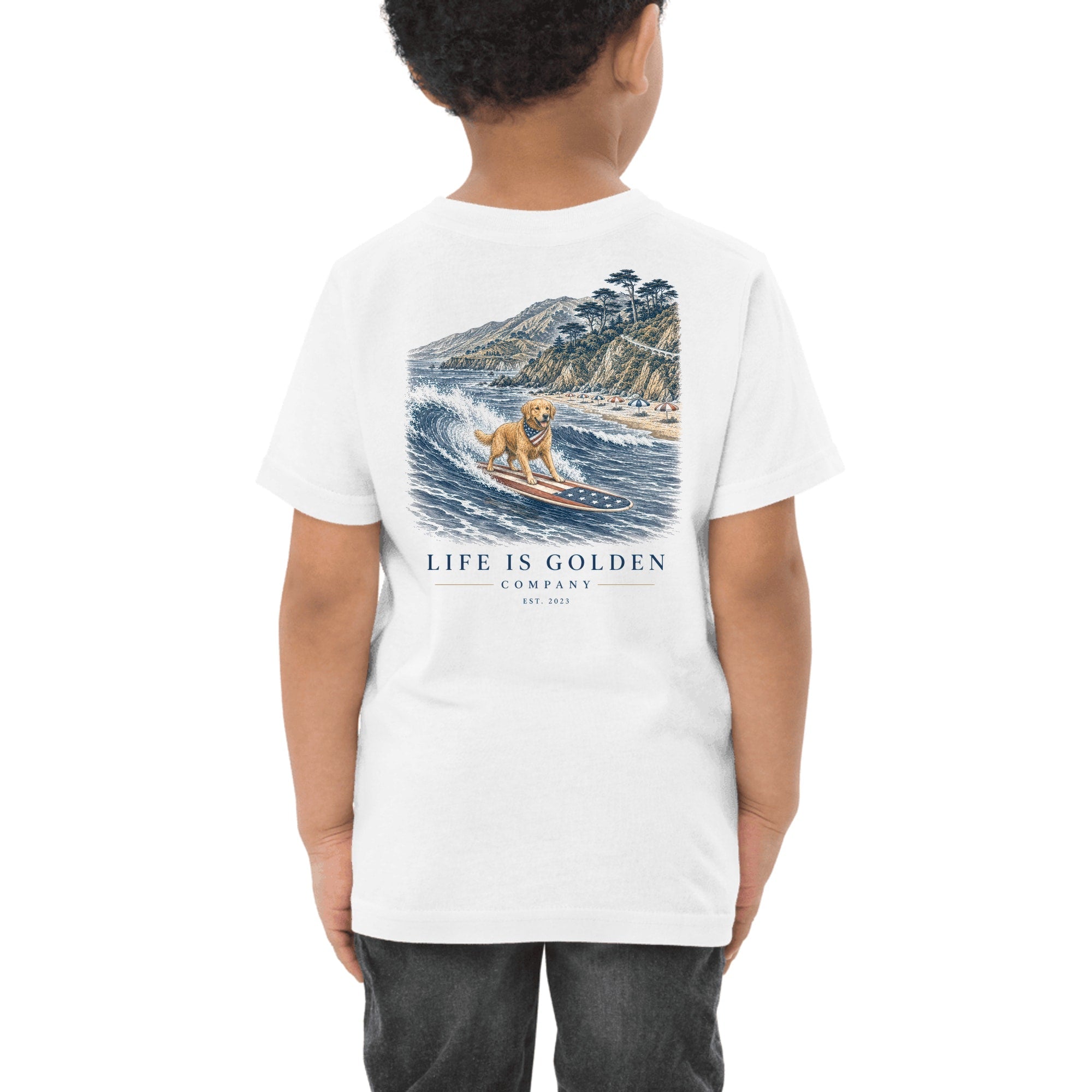 The Dawn Patrol Toddler Tee — White