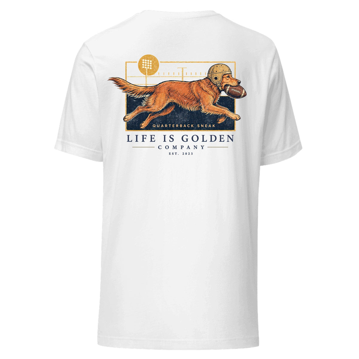 The Goal Line Tee — White
