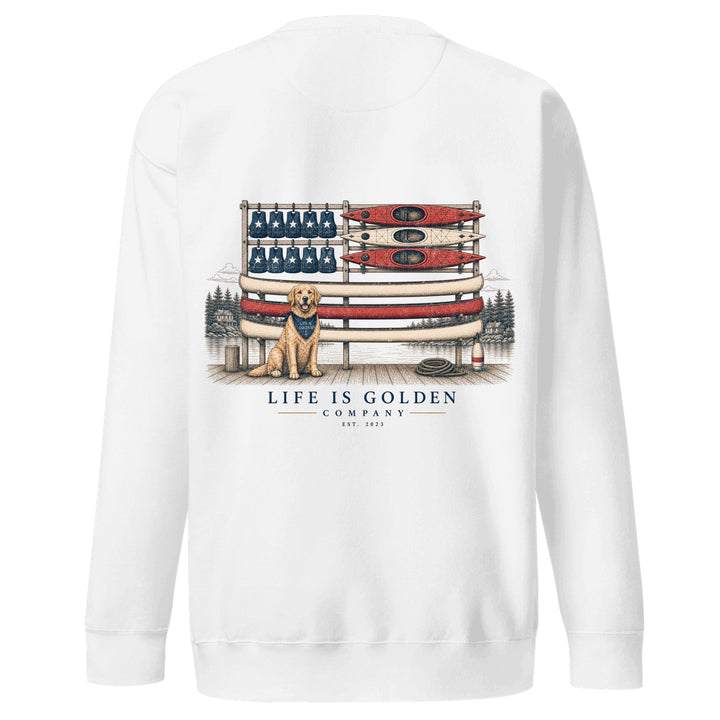 The Boathouse Flag Crewneck