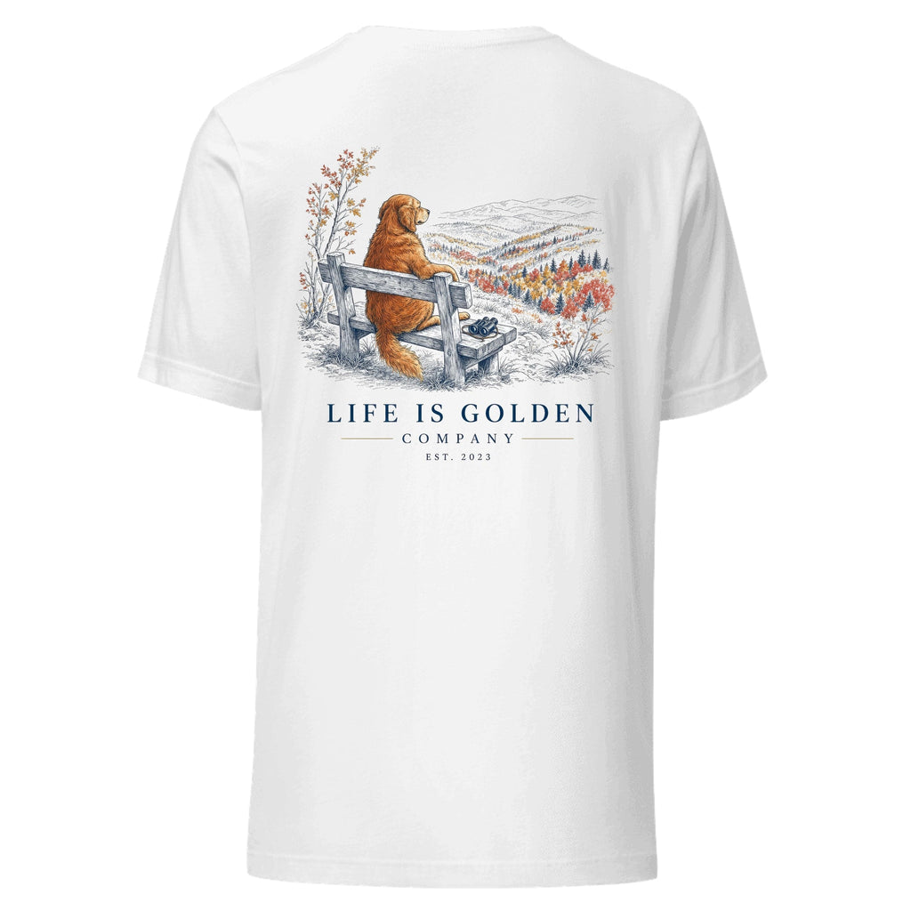 The Leaf Peeper Tee — White