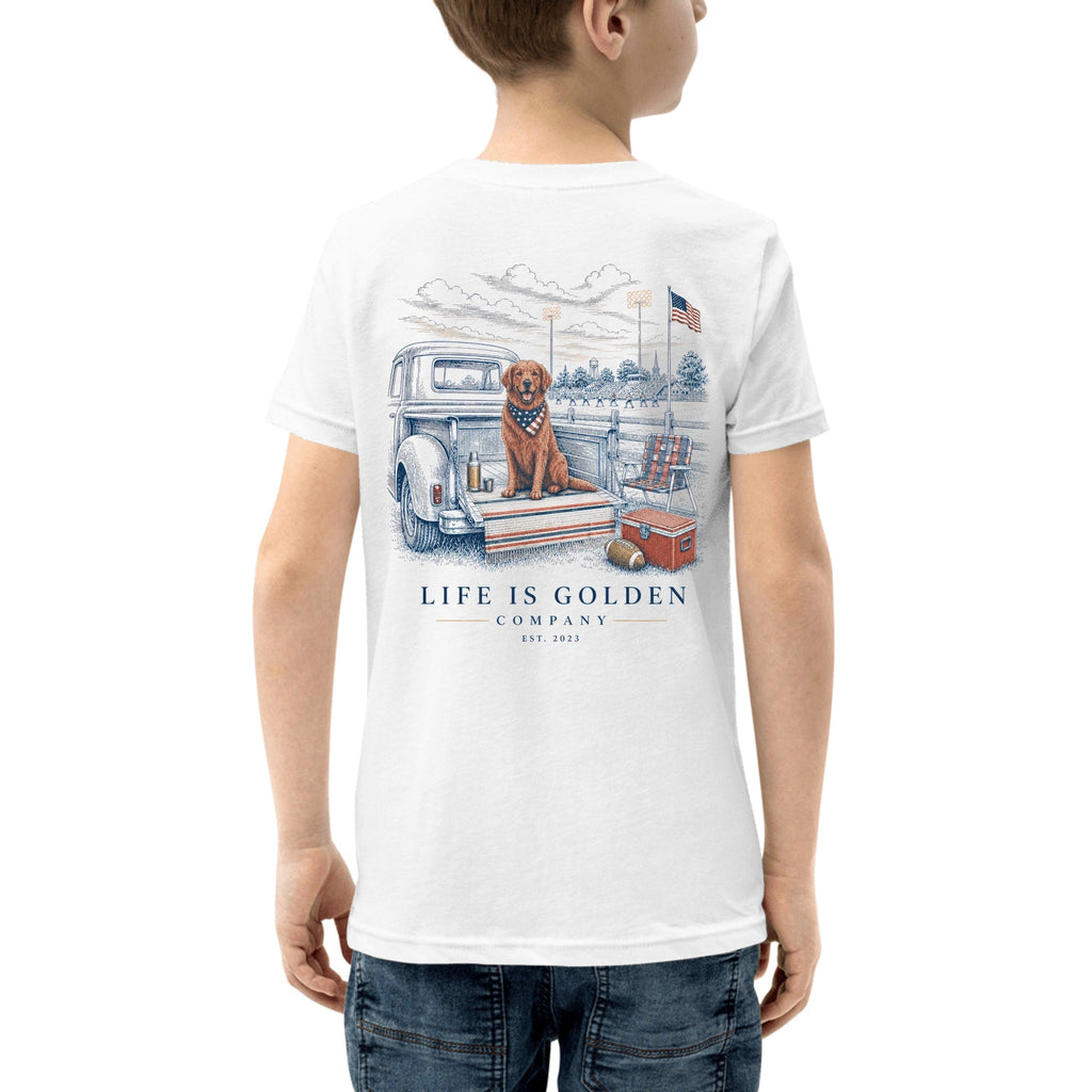 The Tailgate Kickoff Youth Tee — White