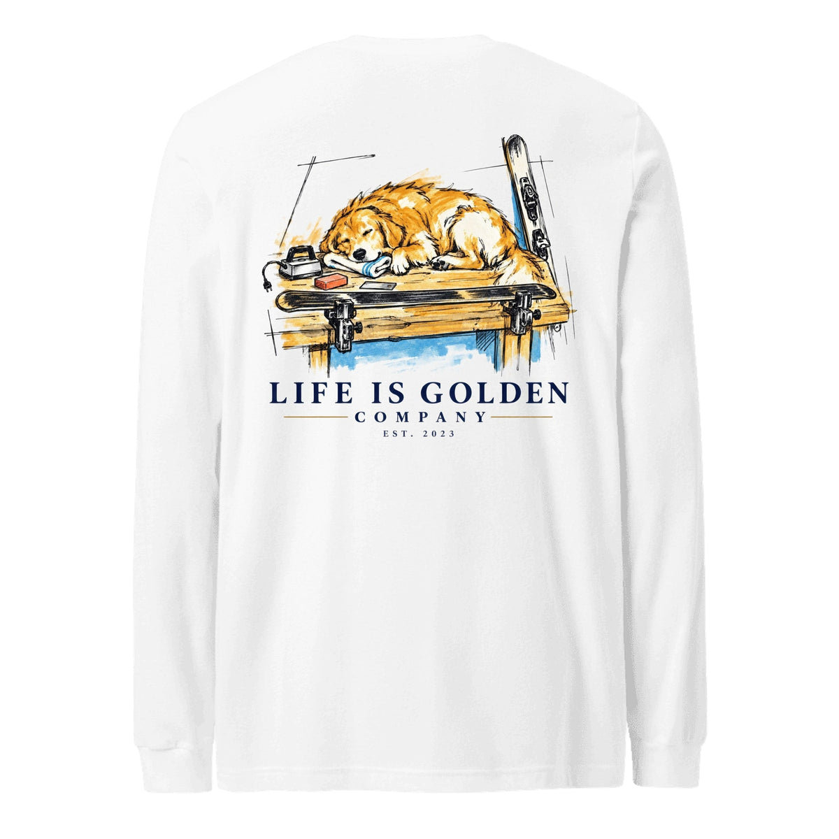 Tuning Break Long-Sleeve — White
