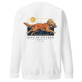 The Goal Line Crewneck — White