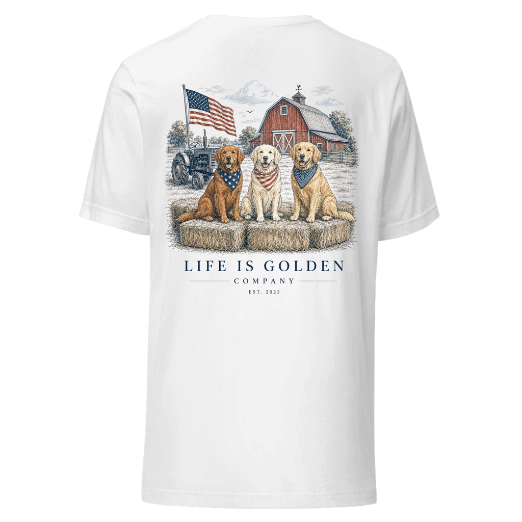 The Heartland Trio Tee — White