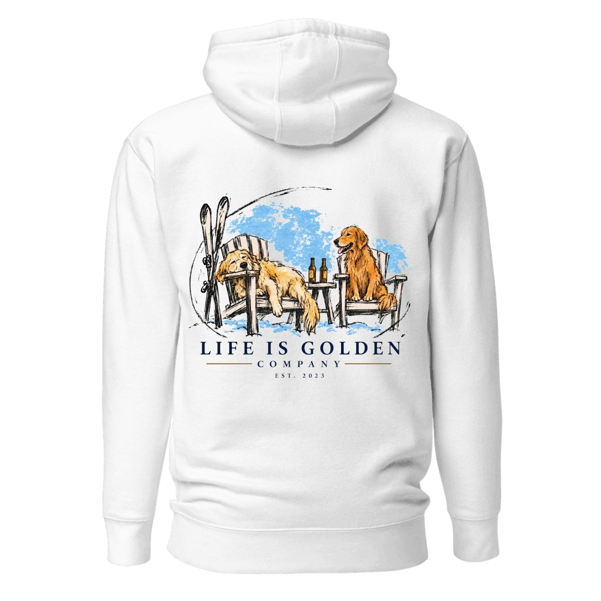 Last Chair Hoodie — White
