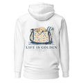 Beach Bag Nap Hoodie — White