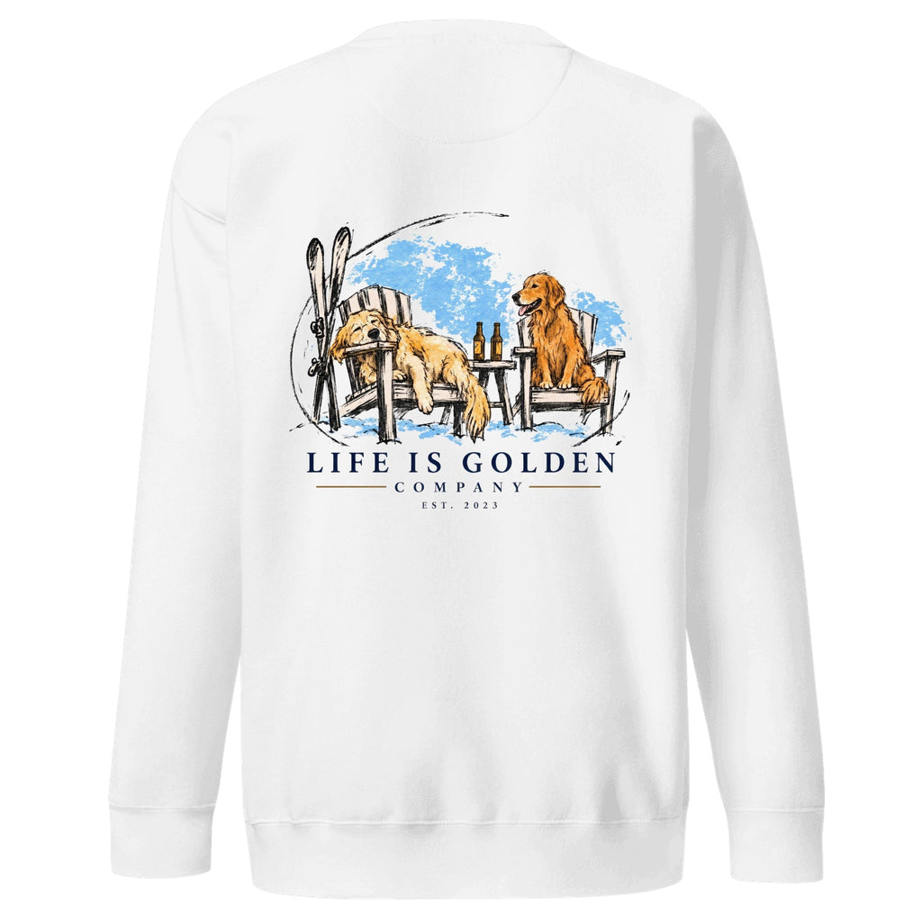 Last Chair Crewneck — White