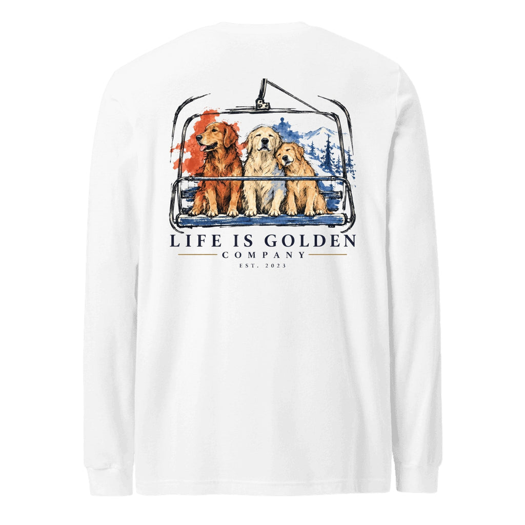 Singles Line Long-Sleeve — White
