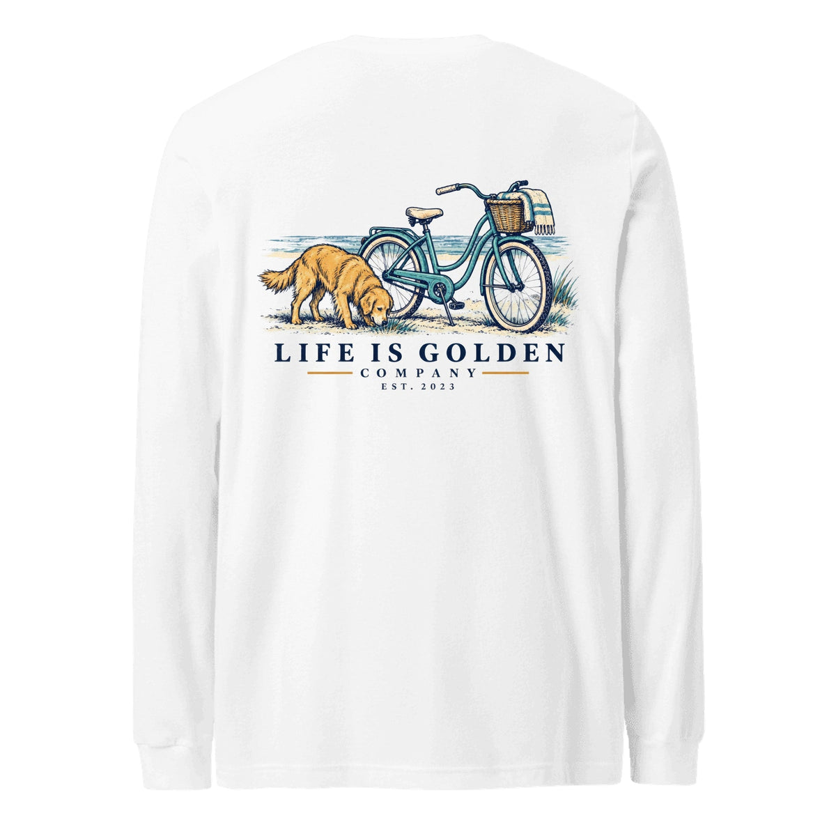 Beach Cruiser Long-Sleeve — White
