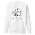 The Ride Up Crewneck — White