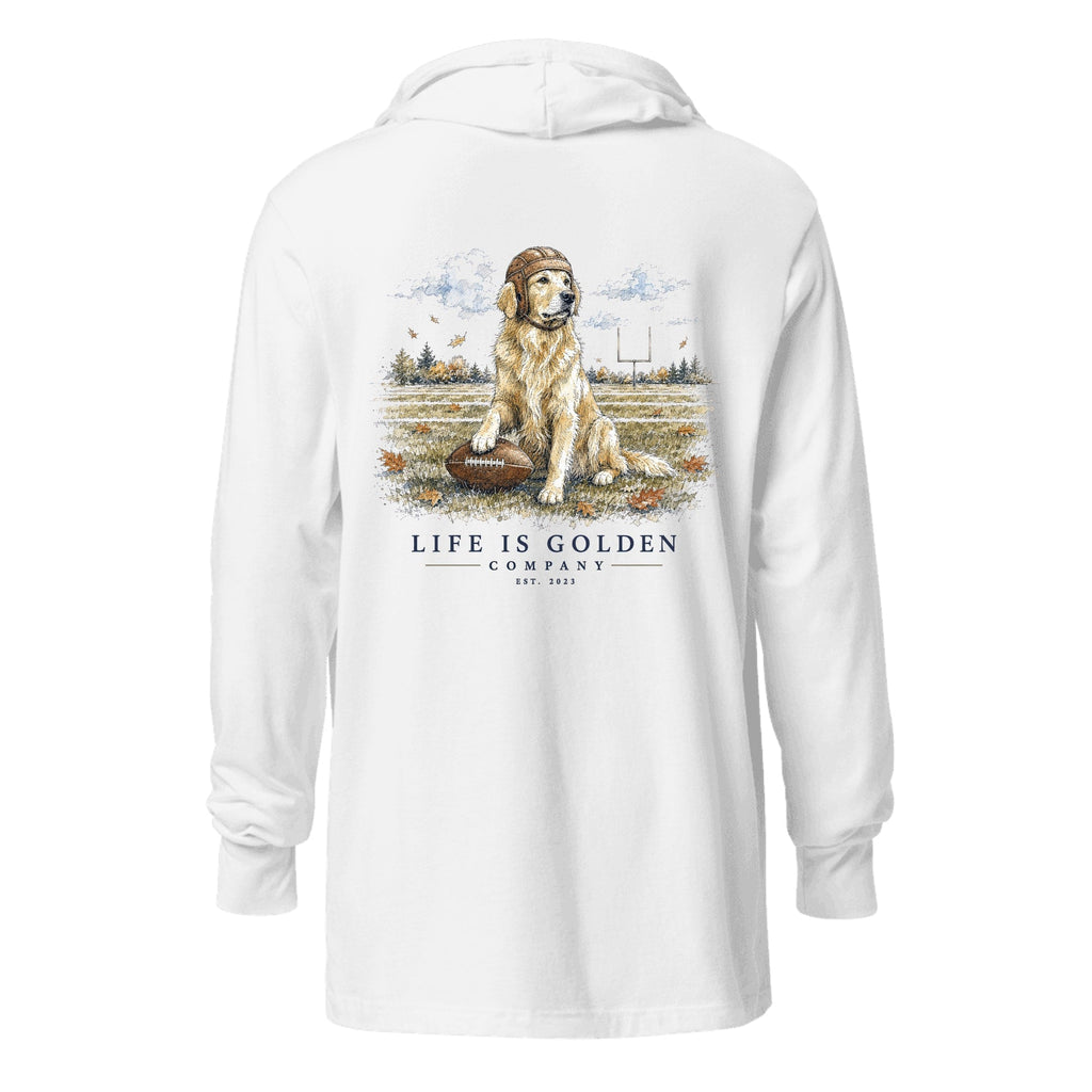 The Friday Night Lights Hooded Long-Sleeve — White