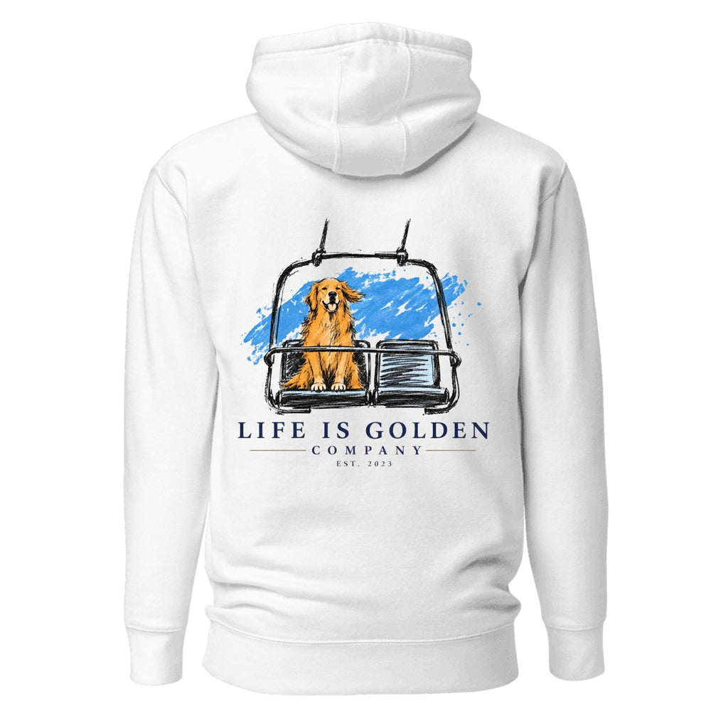 One More Lap Hoodie — White