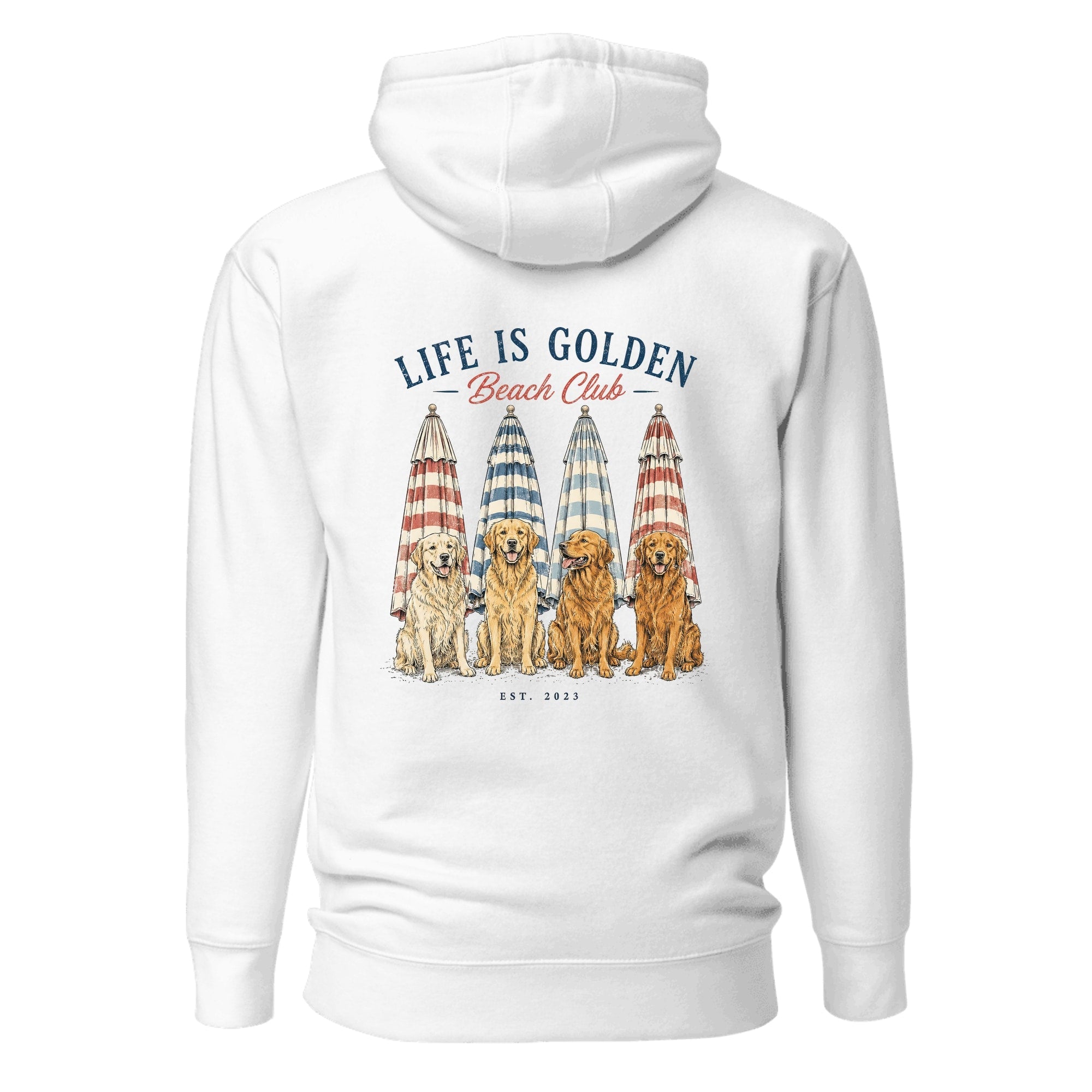 The Umbrella Line Hoodie — White