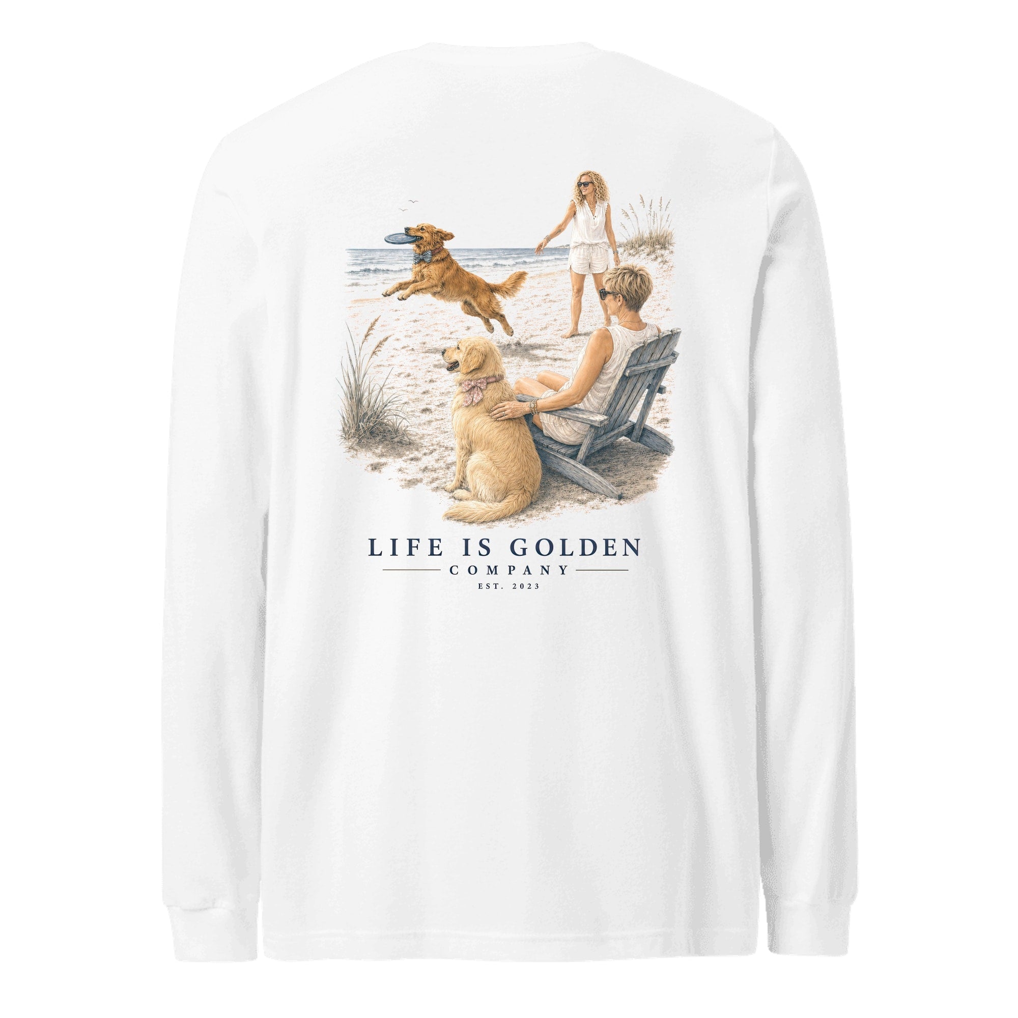 Custom #14296 Long-Sleeve — White