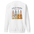 The Umbrella Line Crewneck — White