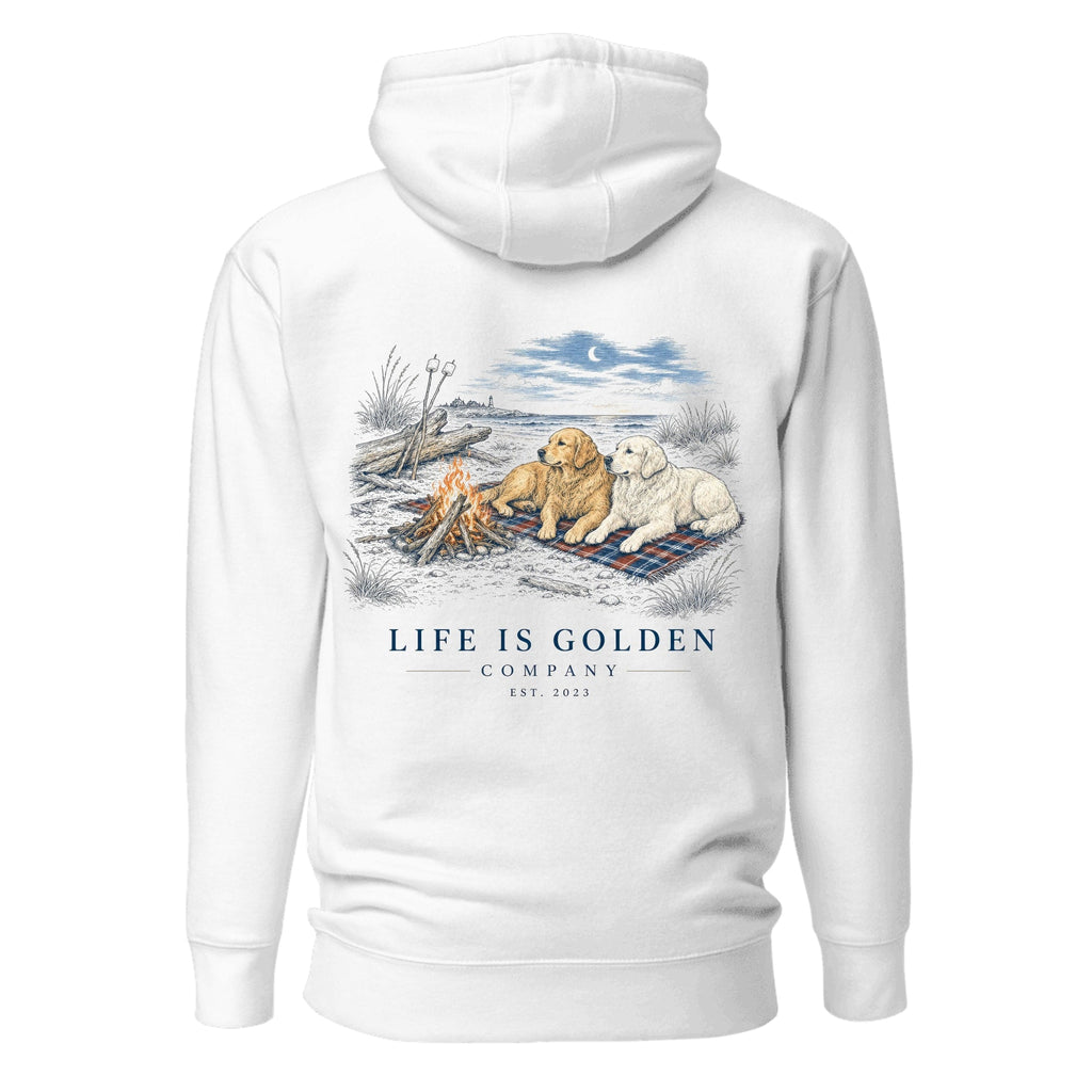 The Last Bonfire Hoodie — White