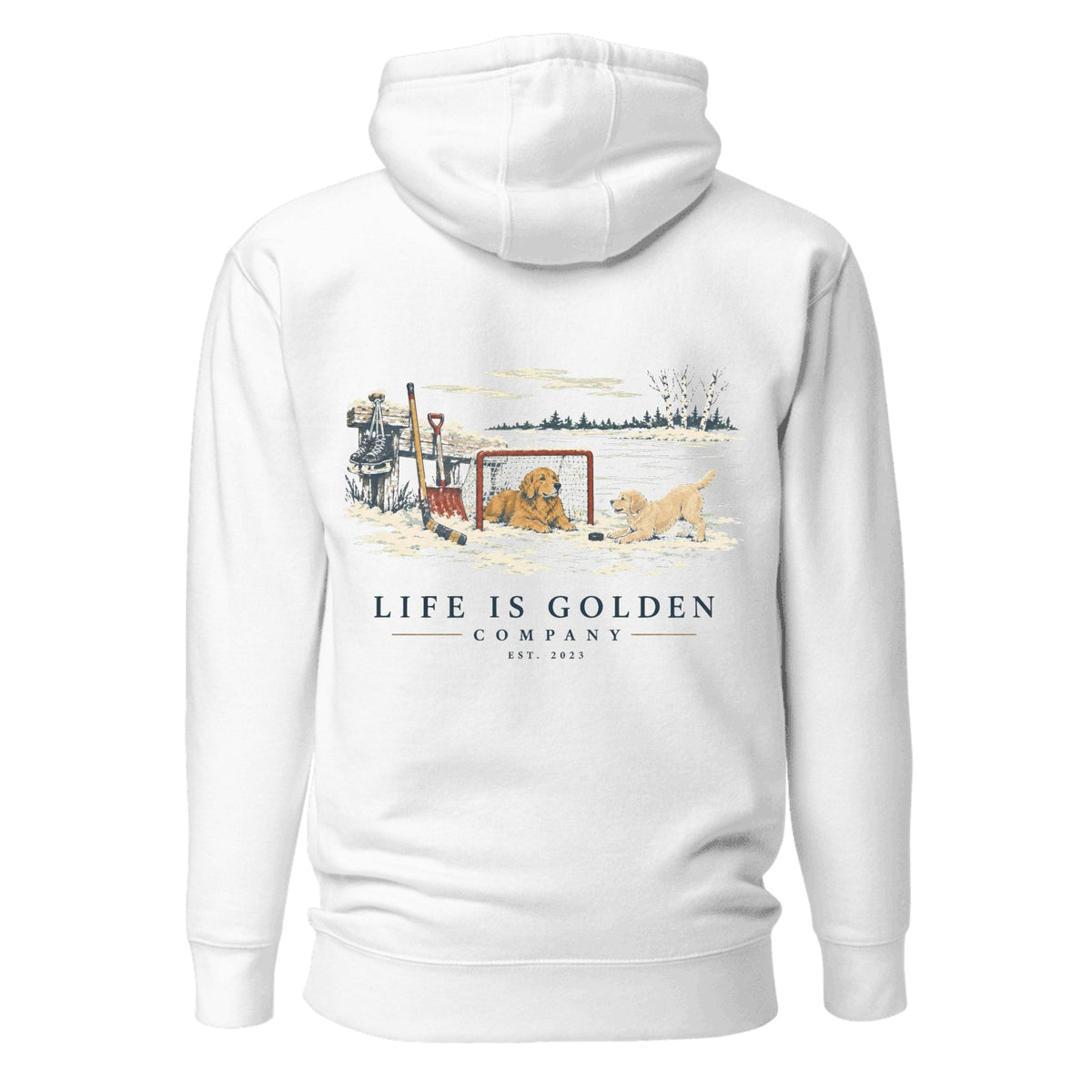 Pondside Intermission Hoodie — White