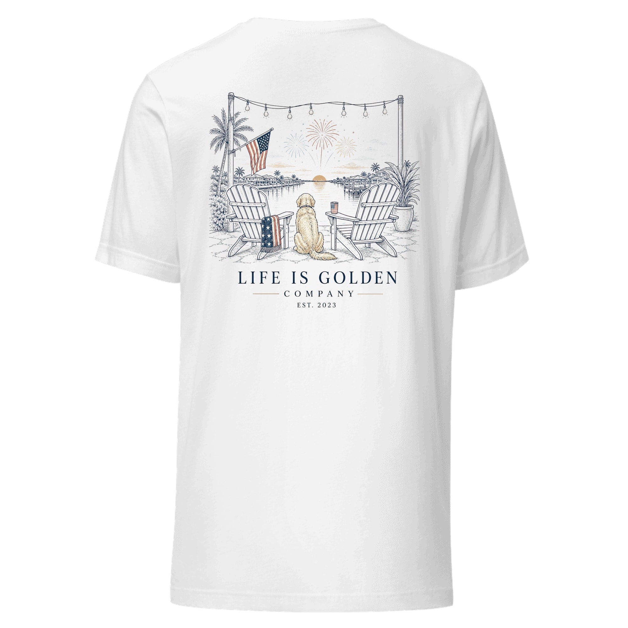 The Fireworks Watch Tee — White
